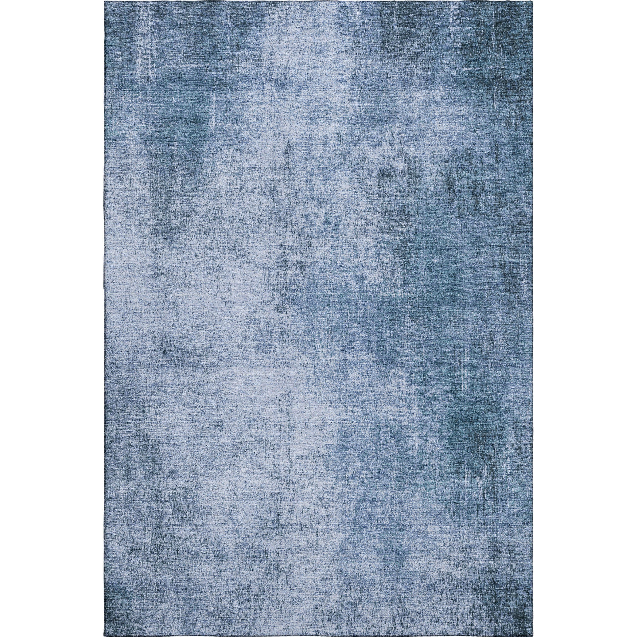Sintra Machine Washable Transitional Blue Rug 2'6" x 3'10" #shape_Rectangle