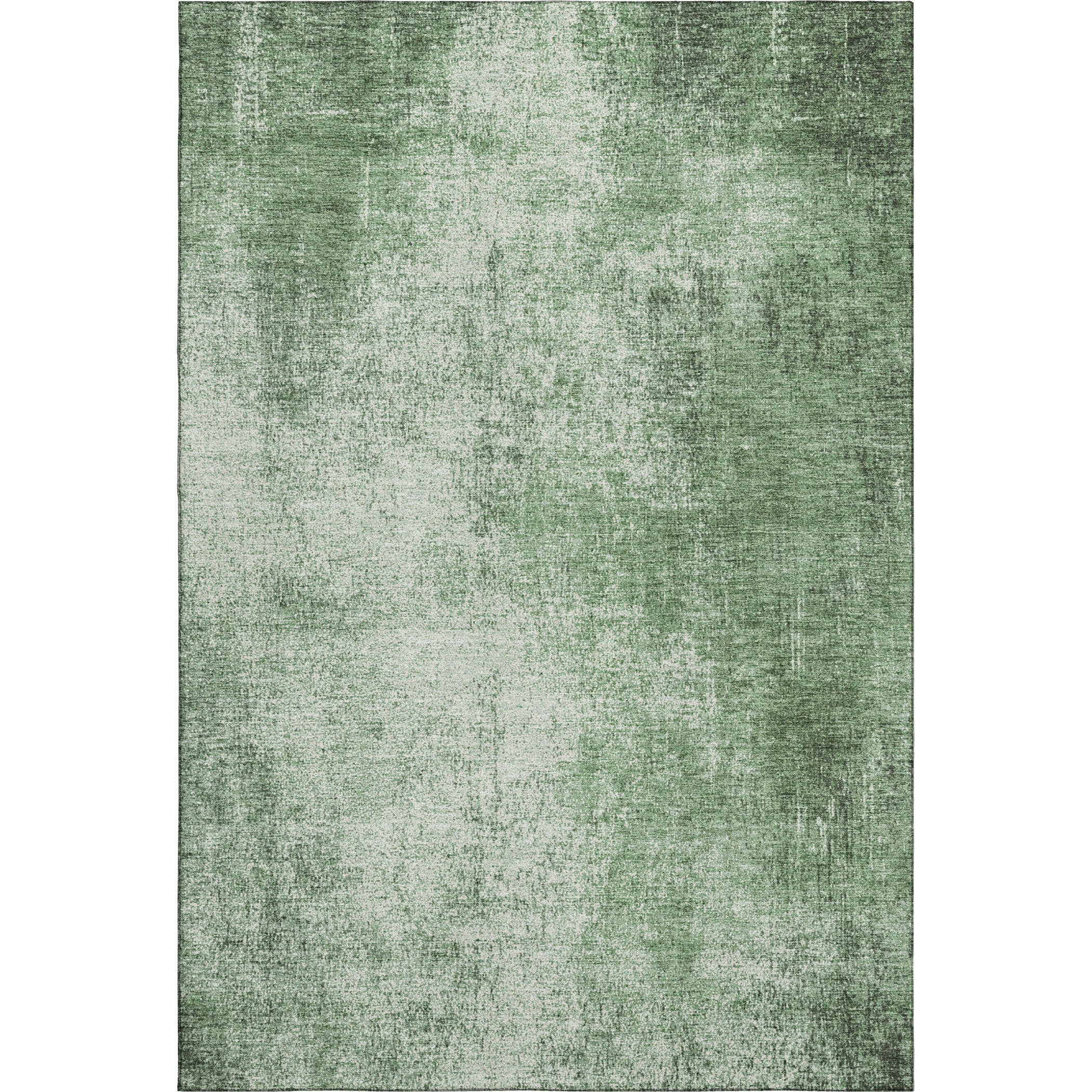 Sintra Machine Washable Transitional Green Rug 2'6" x 3'10" #shape_Rectangle