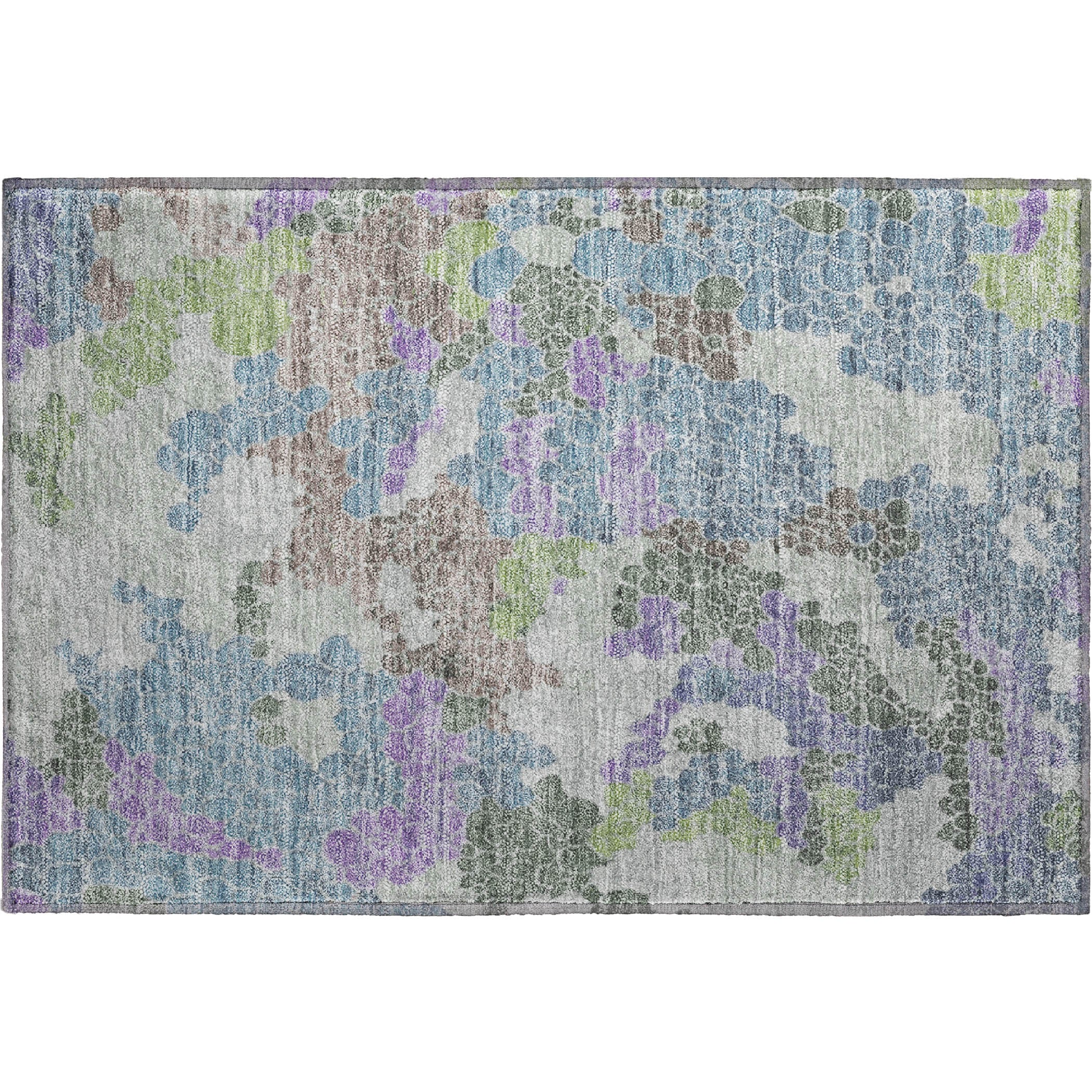 Kyoto Machine Washable Transitional Blue Rug 1'8" x 2'6" #shape_Rectangle