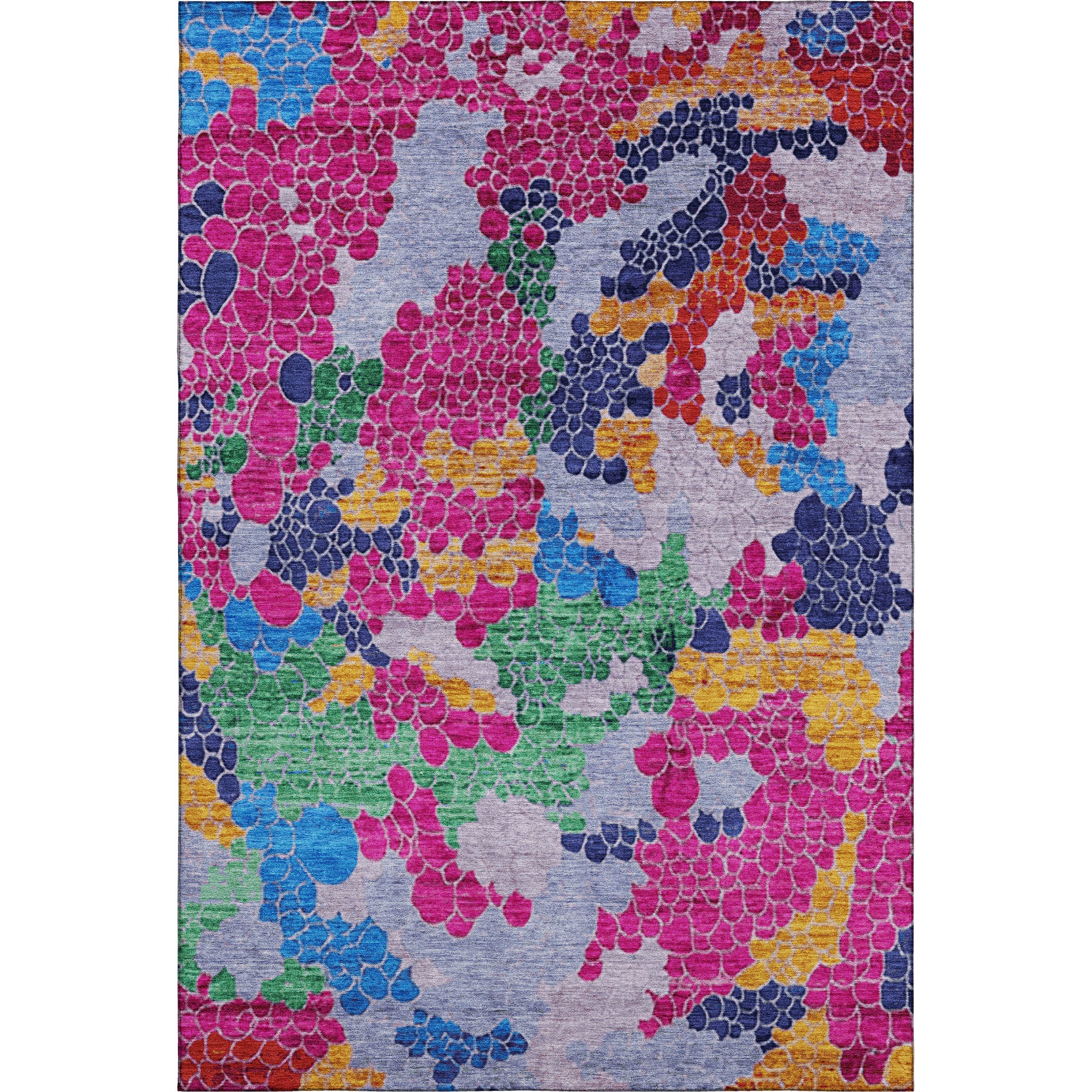 Kyoto Machine Washable Transitional Blush Pink Rug 2'6" x 3'10" #shape_Rectangle