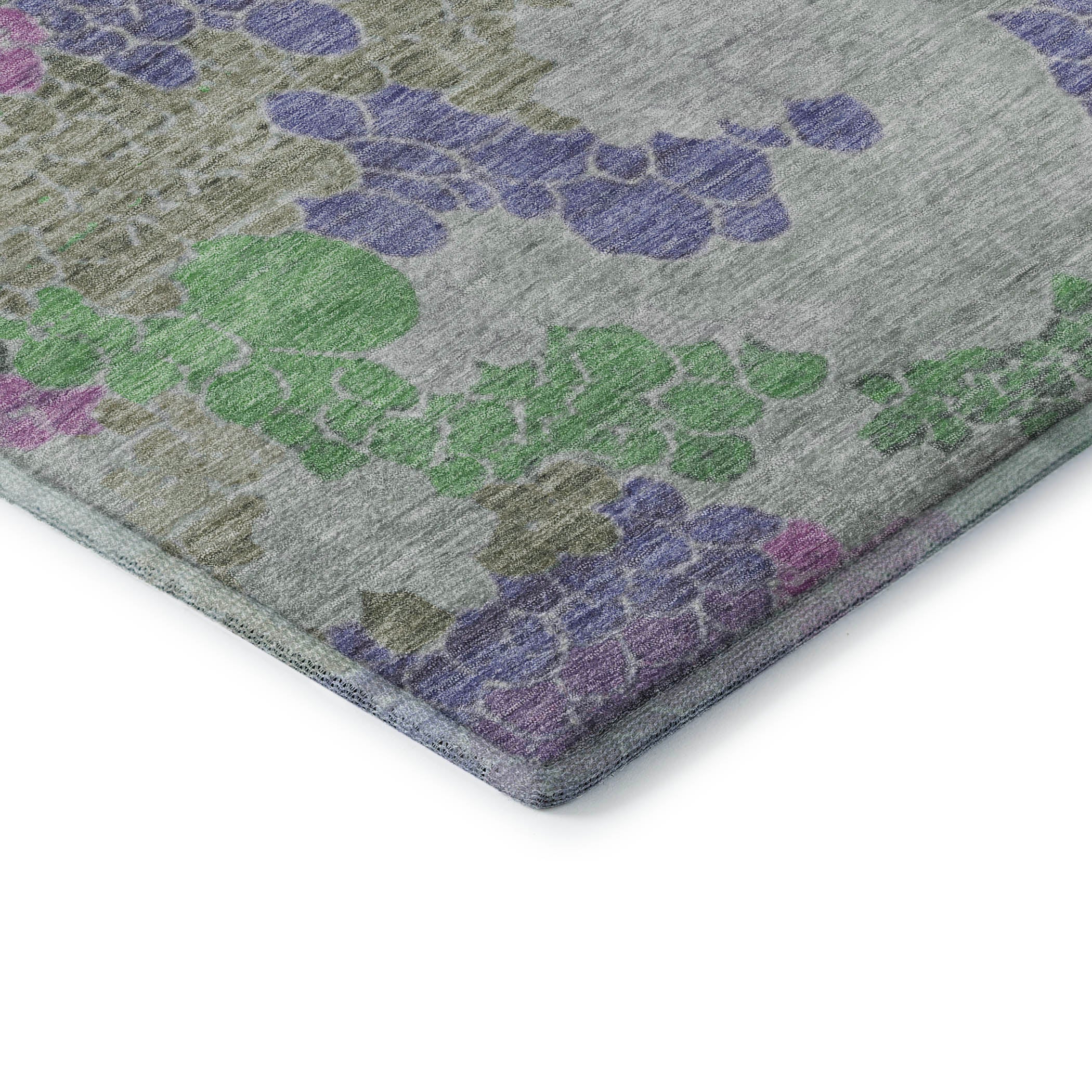 Kyoto Machine Washable Transitional Purple Rug 1'8" x 2'6" #shape_Rectangle