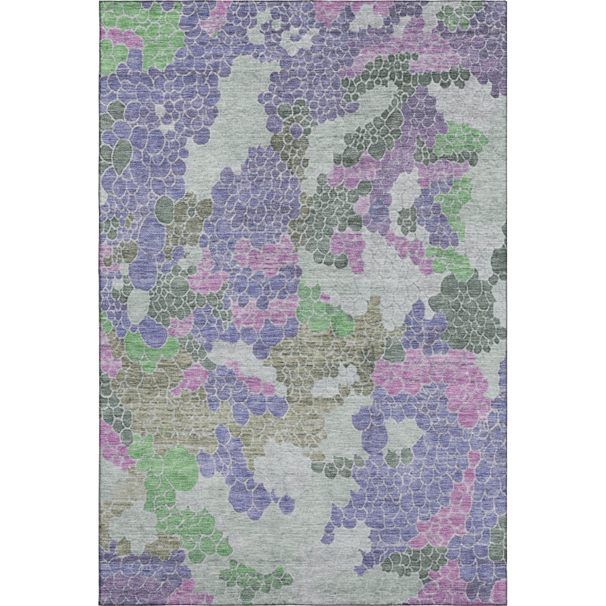 Kyoto Machine Washable Transitional Purple Rug 2'6" x 3'10" #shape_Rectangle