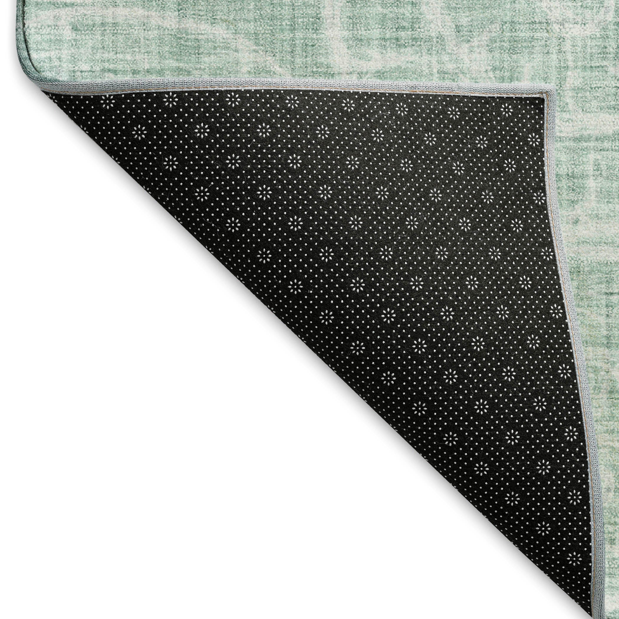Lucerne Machine Washable Coastal Green Rug 1'8" x 2'6" #shape_Rectangle