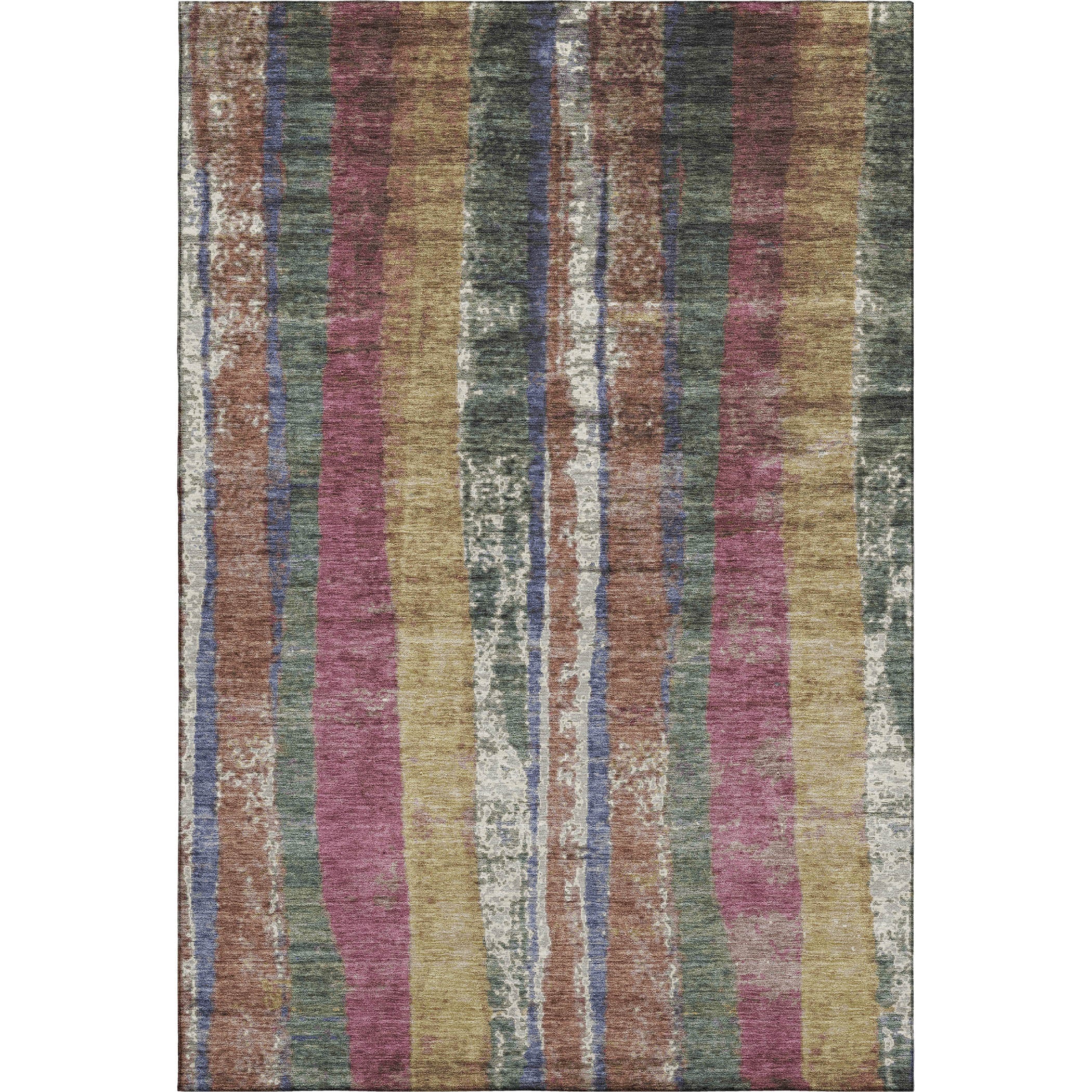 Oslo Machine Washable Transitional Blush Pink Rug 2'6" x 3'10" #shape_Rectangle