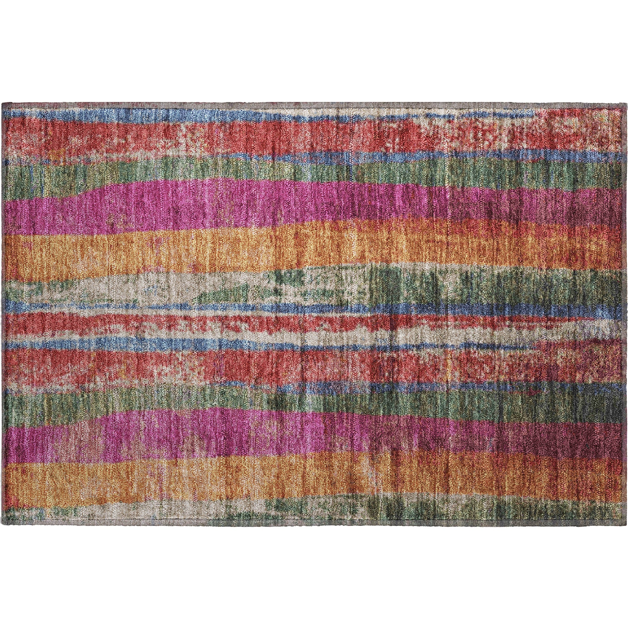 Oslo Machine Washable Transitional Putty Ivory Rug 1'8" x 2'6" #shape_Rectangle