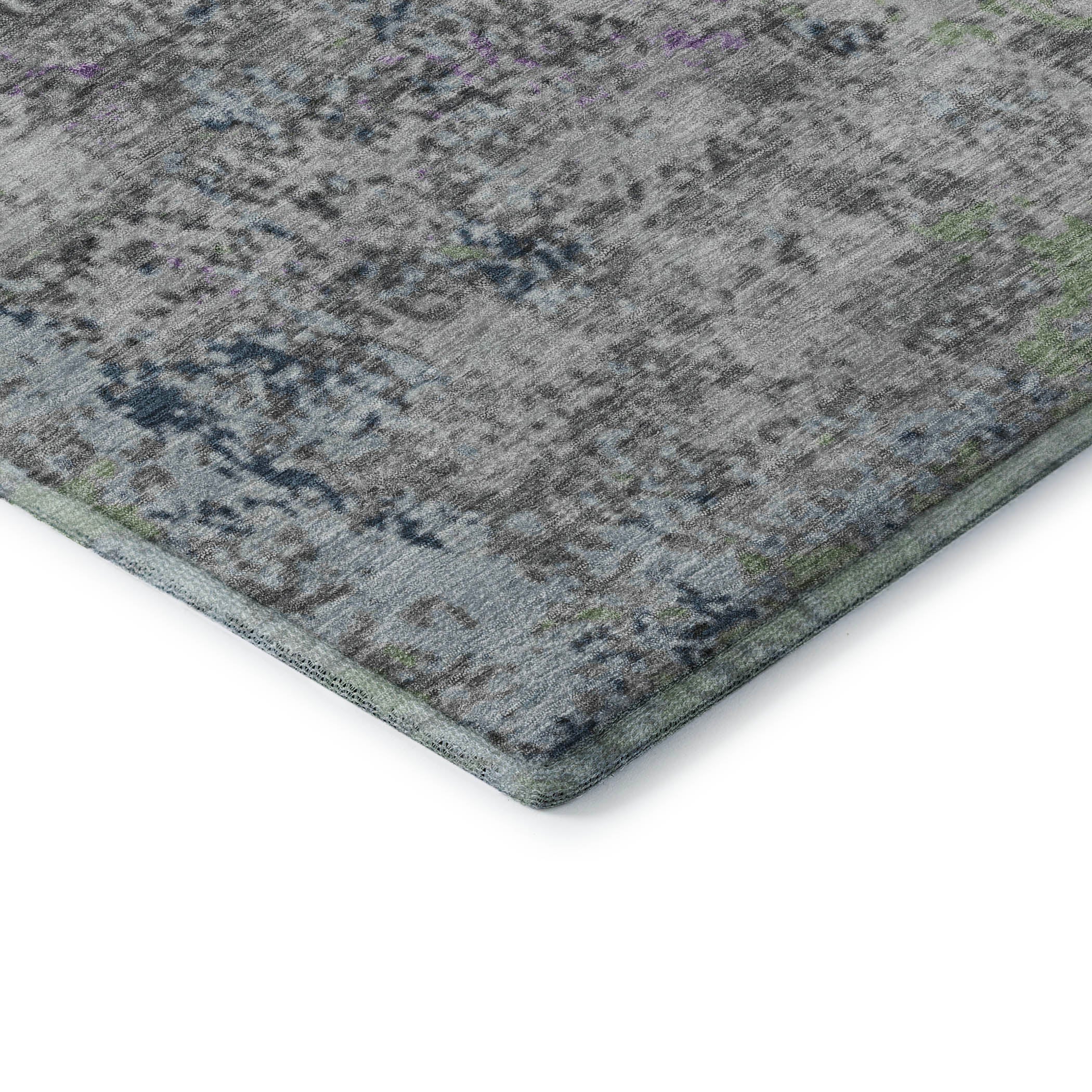 Chiang Mai Machine Washable Transitional Fern Green Rug 1'8" x 2'6" #shape_Rectangle