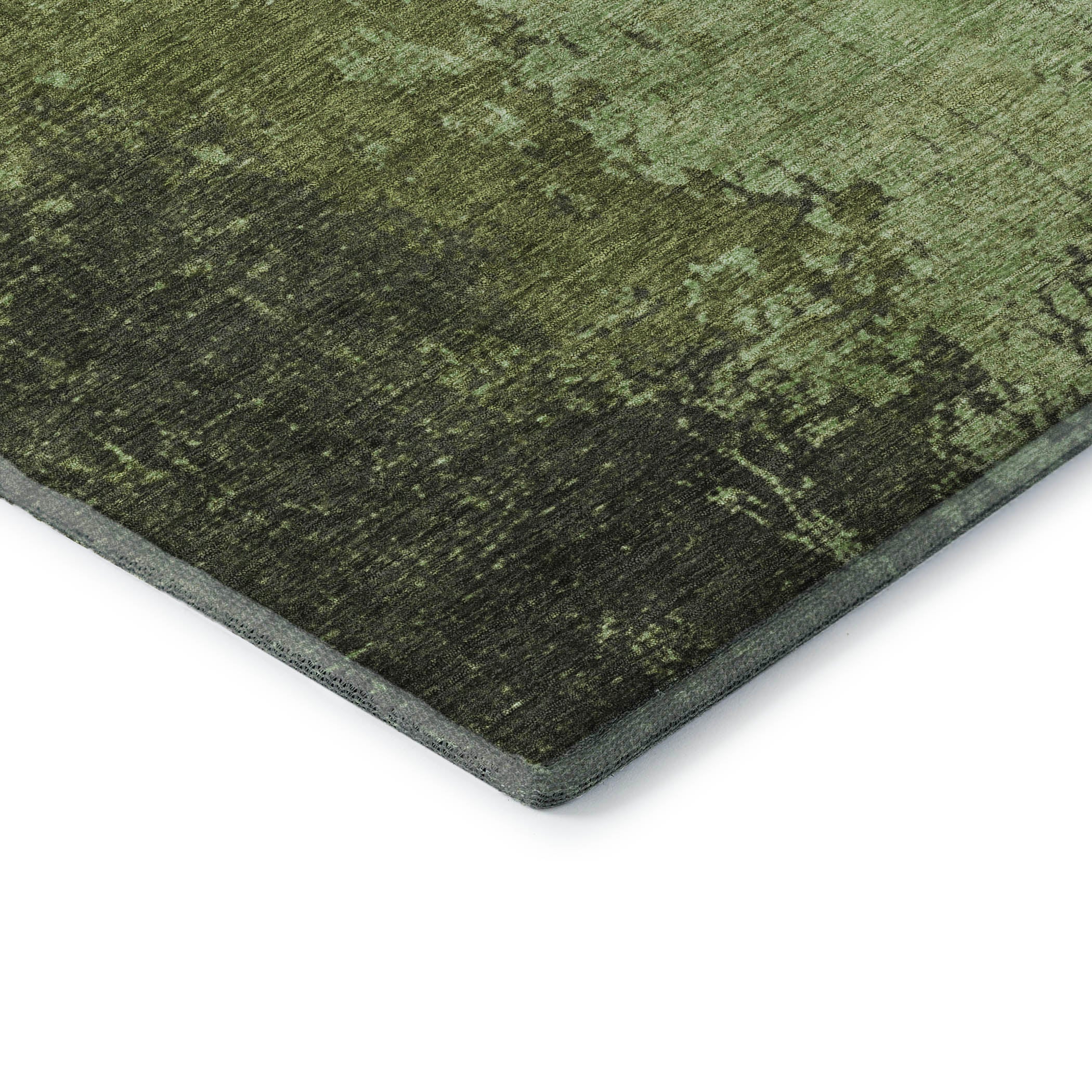 Kotor Machine Washable Transitional Aloe Green Rug 1'8" x 2'6" #shape_Rectangle