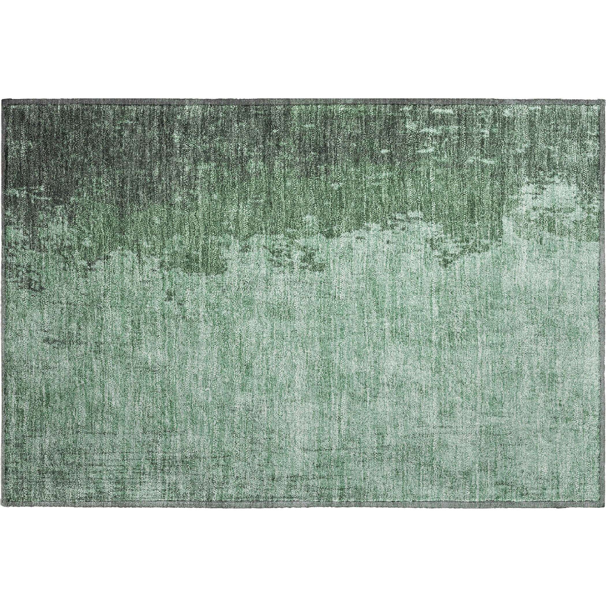 Kotor Machine Washable Transitional Seafoam Blue Rug 1'8" x 2'6" #shape_Rectangle