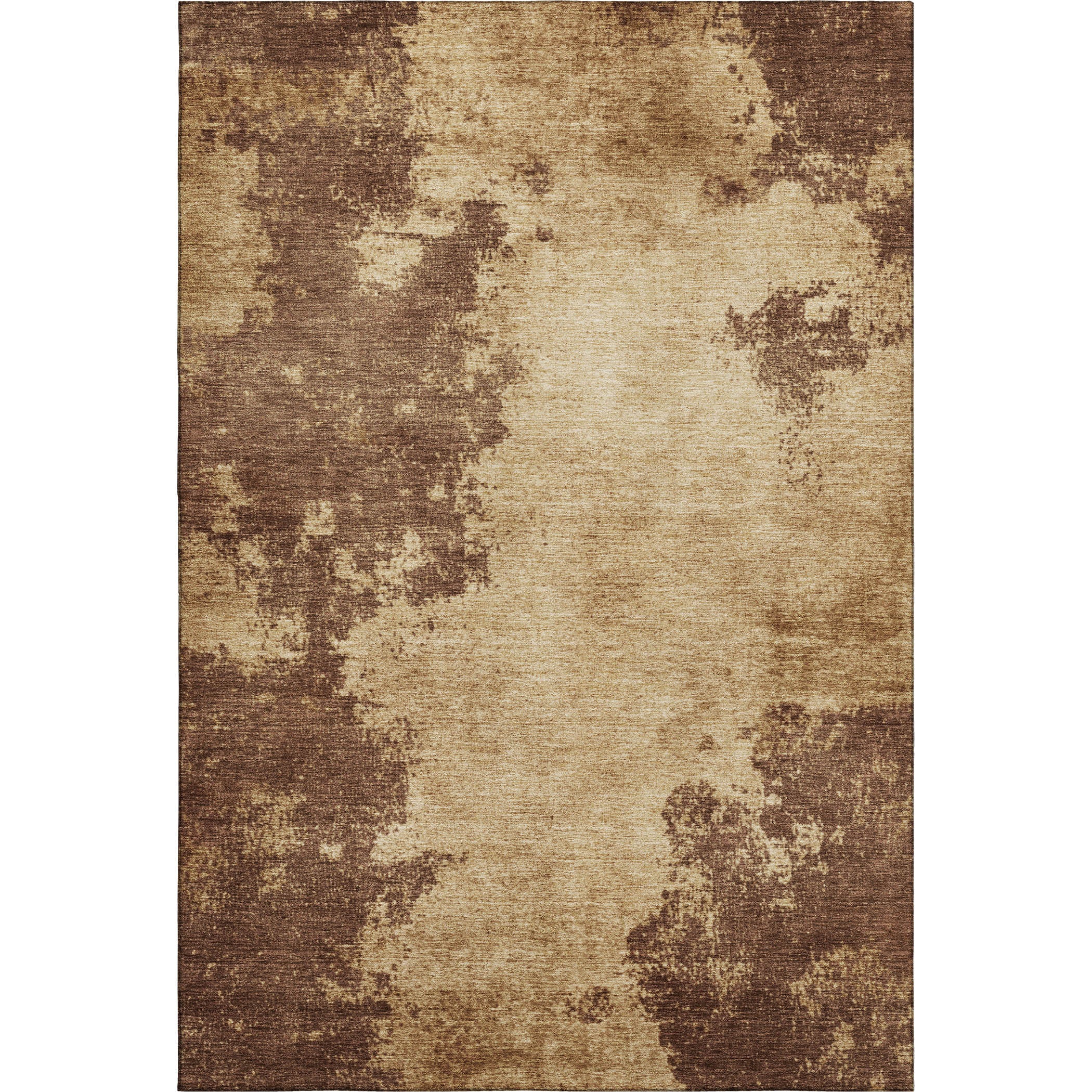 Dubrovnik Machine Washable Transitional Mocha Brown Rug 2'6" x 3'10" #shape_Rectangle