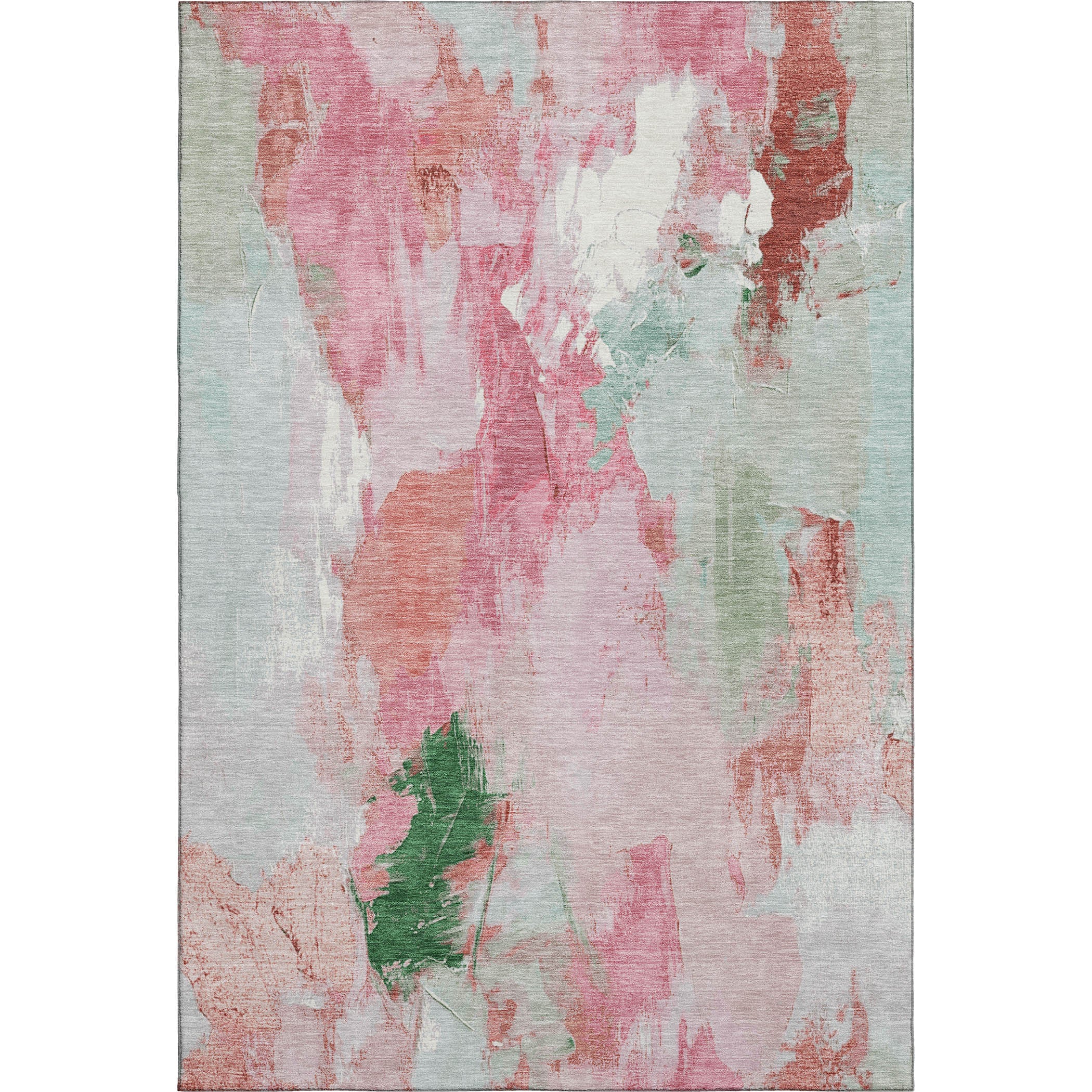 Reykjavik Machine Washable Transitional Blush Pink Rug 2'6" x 3'10" #shape_Rectangle