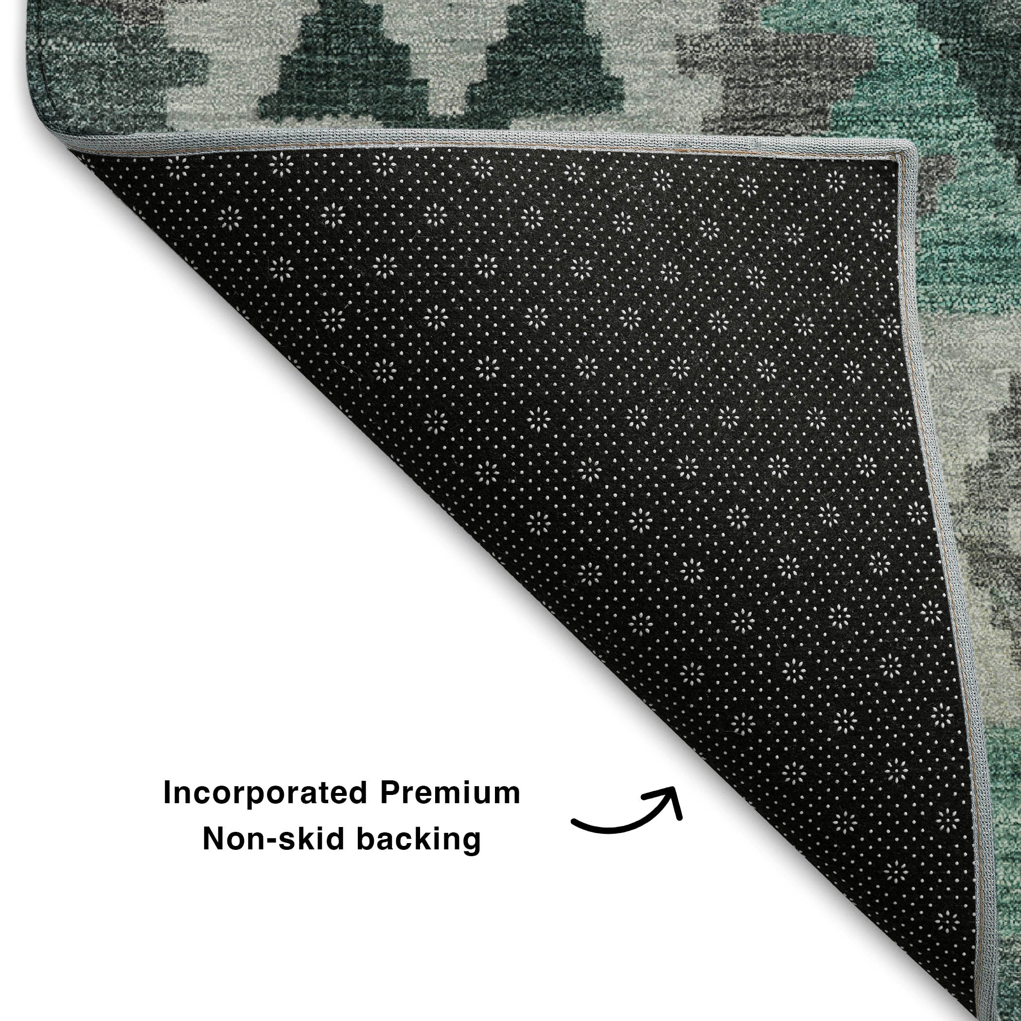 Chiang Mai Machine Washable Transitional Seafoam Blue Rug 1'8" x 2'6" #shape_Rectangle