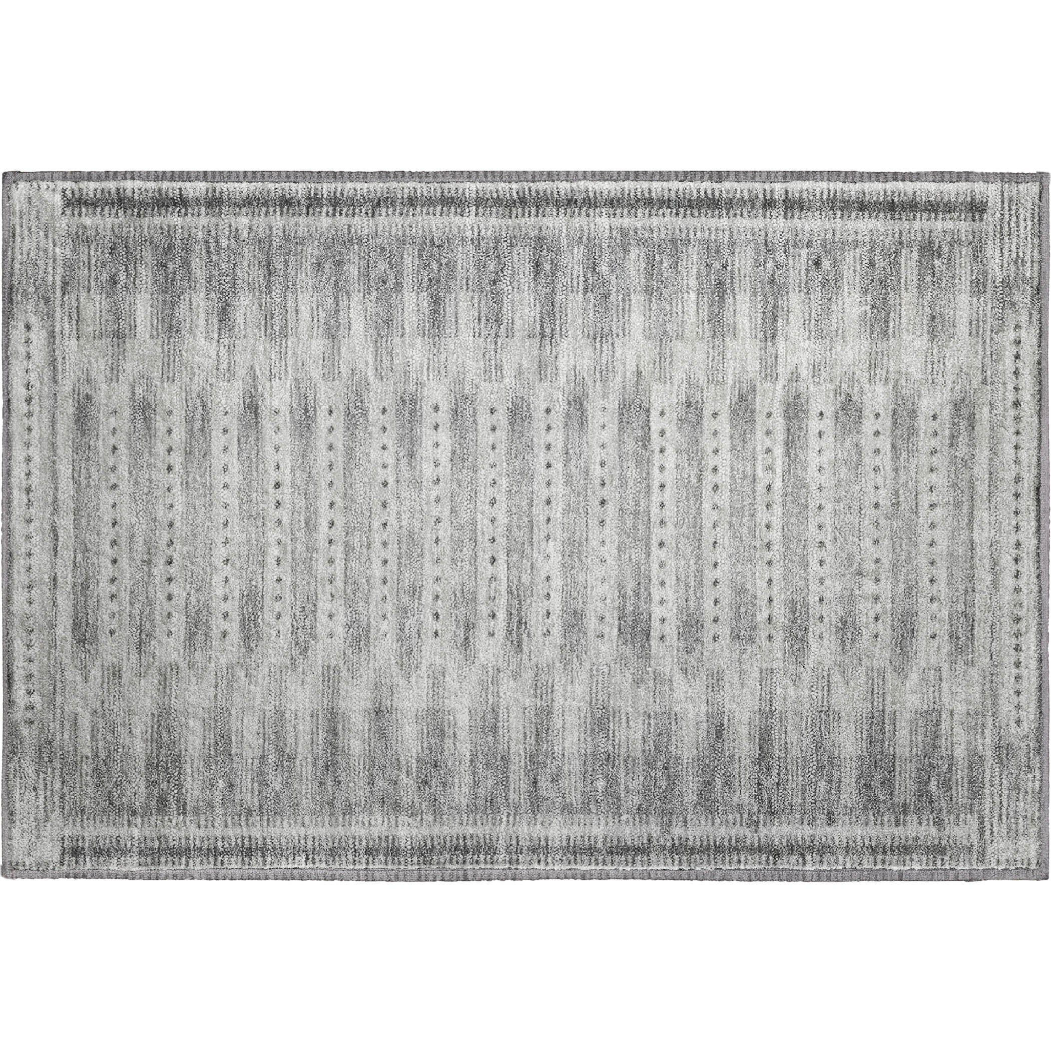 Sintra Machine Washable Transitional Gray Rug 1'8" x 2'6" #shape_Rectangle