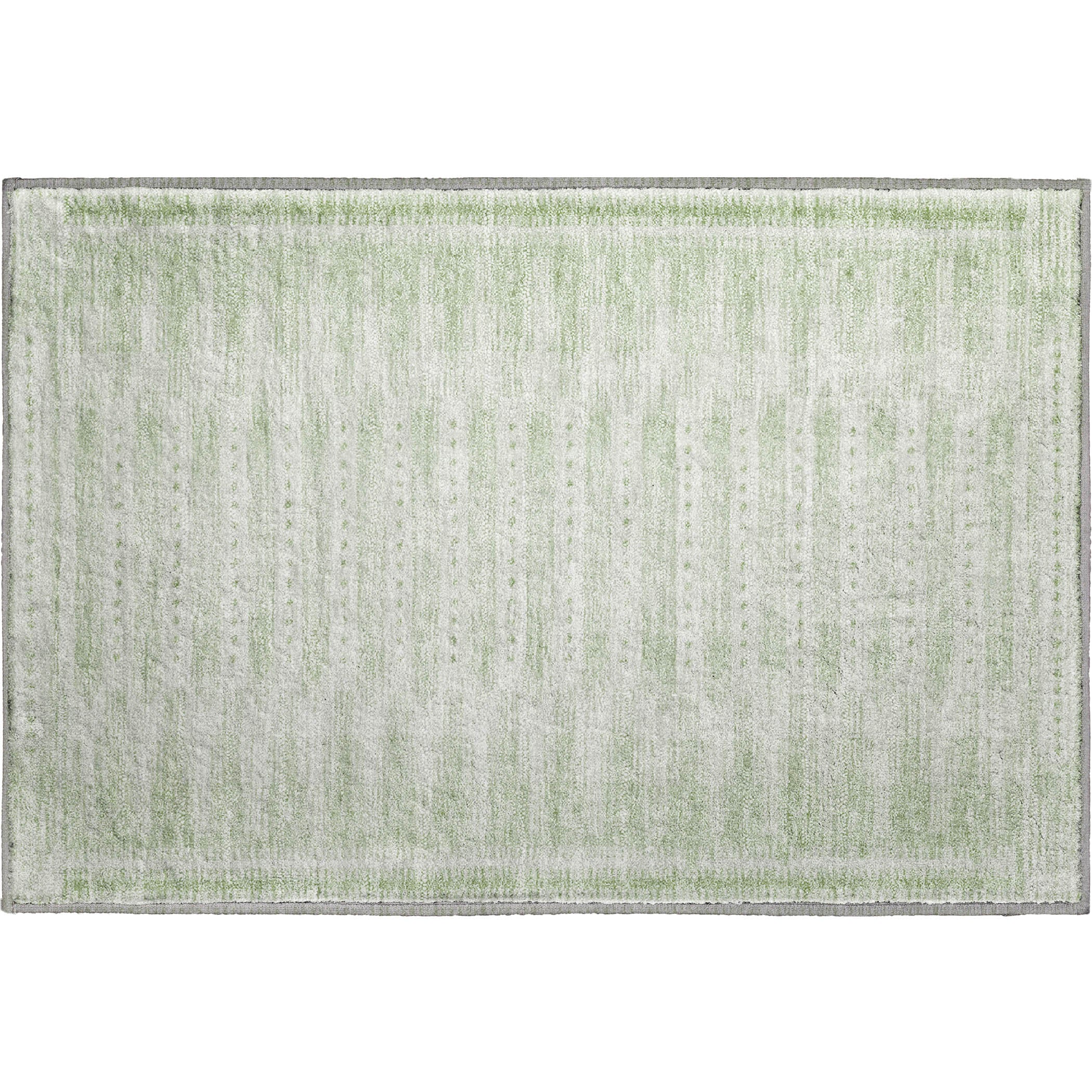 Sintra Machine Washable Transitional Sage Green Rug 1'8" x 2'6" #shape_Rectangle
