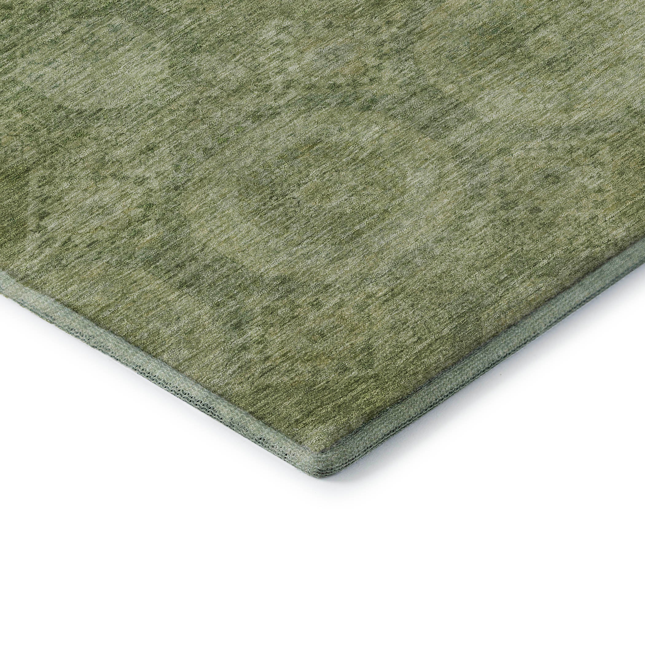 Sarajevo Machine Washable Transitional Aloe Green Rug 1'8" x 2'6" #shape_Rectangle