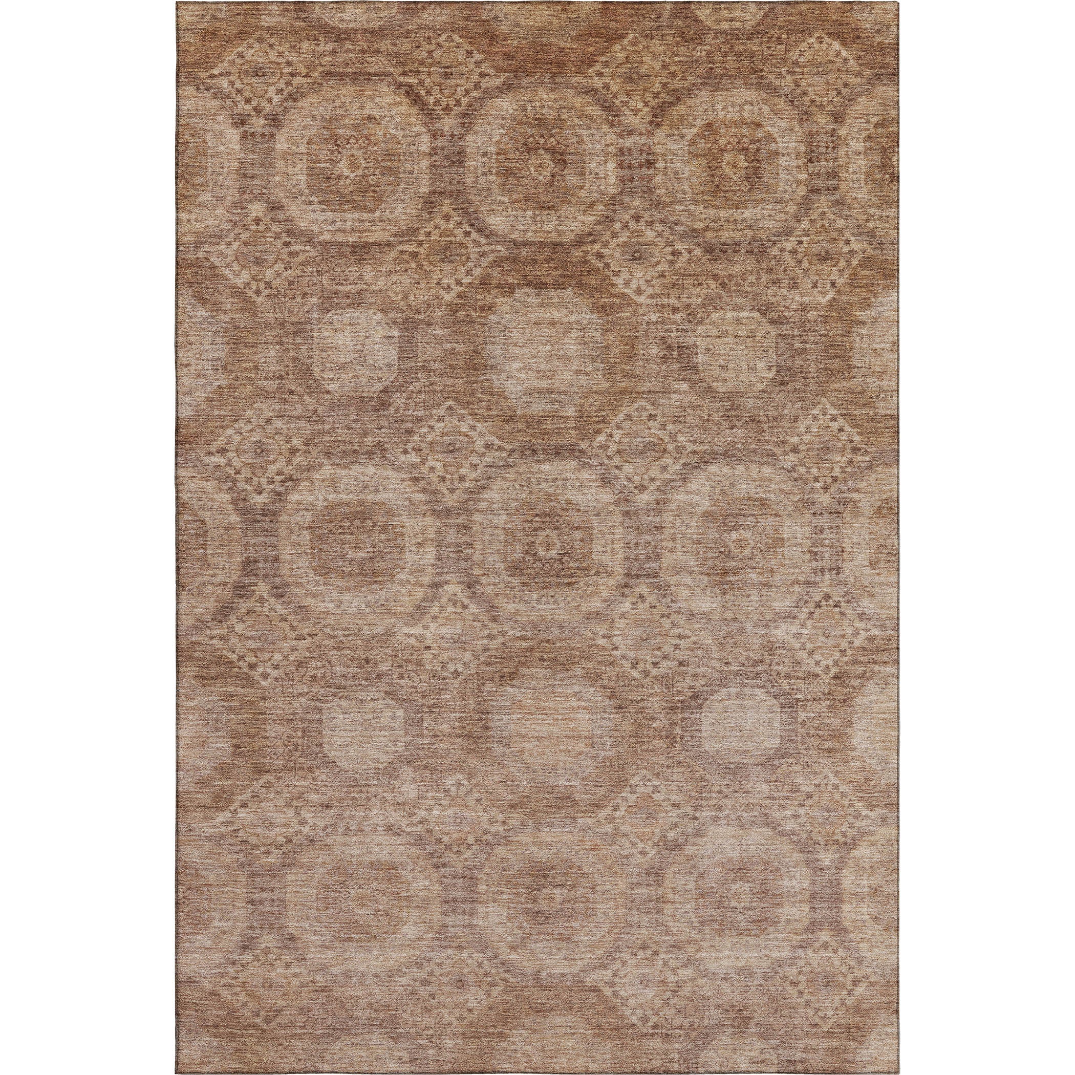 Sarajevo Machine Washable Transitional Copper Orange Rug 2'6" x 3'10" #shape_Rectangle