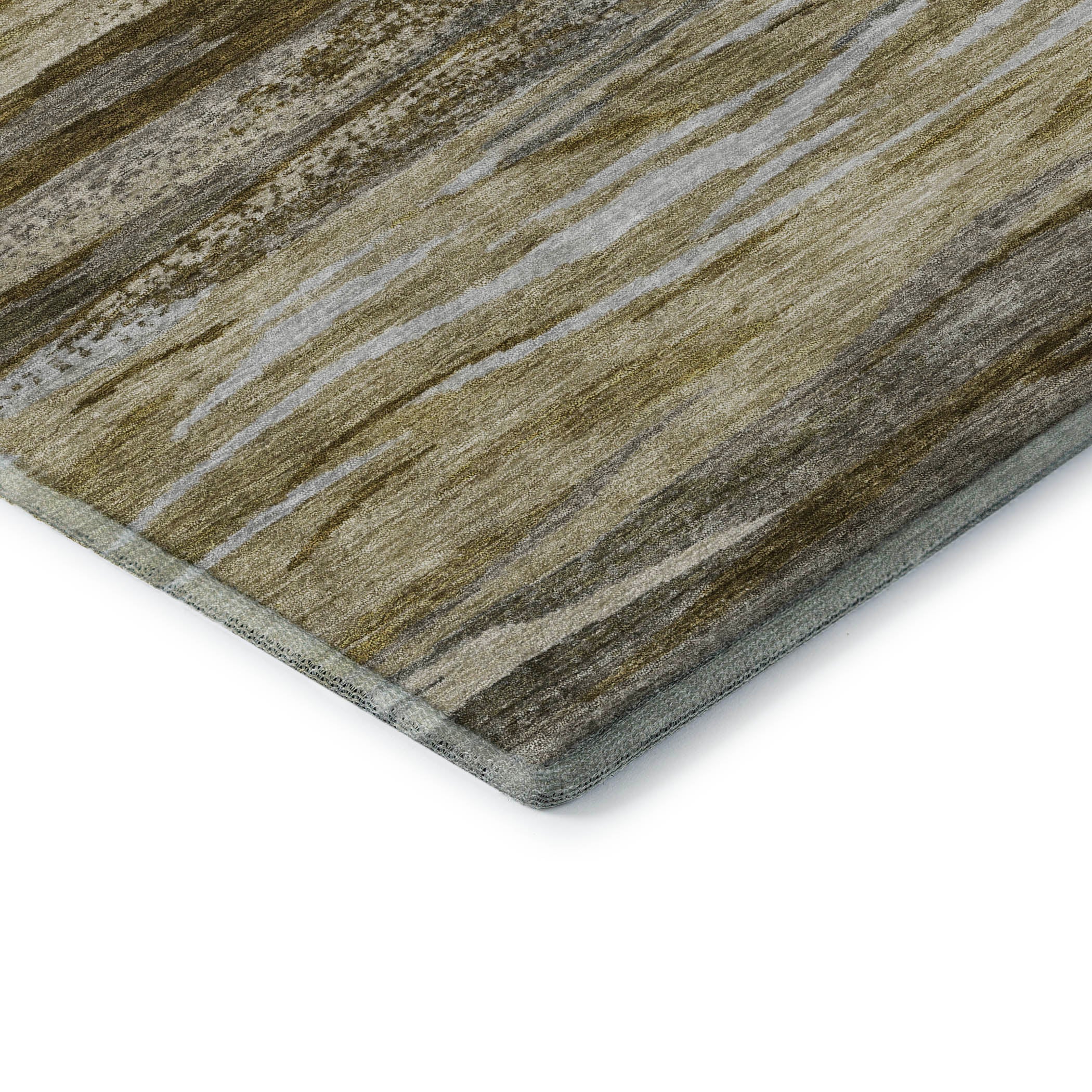 Athens Machine Washable Transitional Brown Rug 1'8" x 2'6" #shape_Rectangle