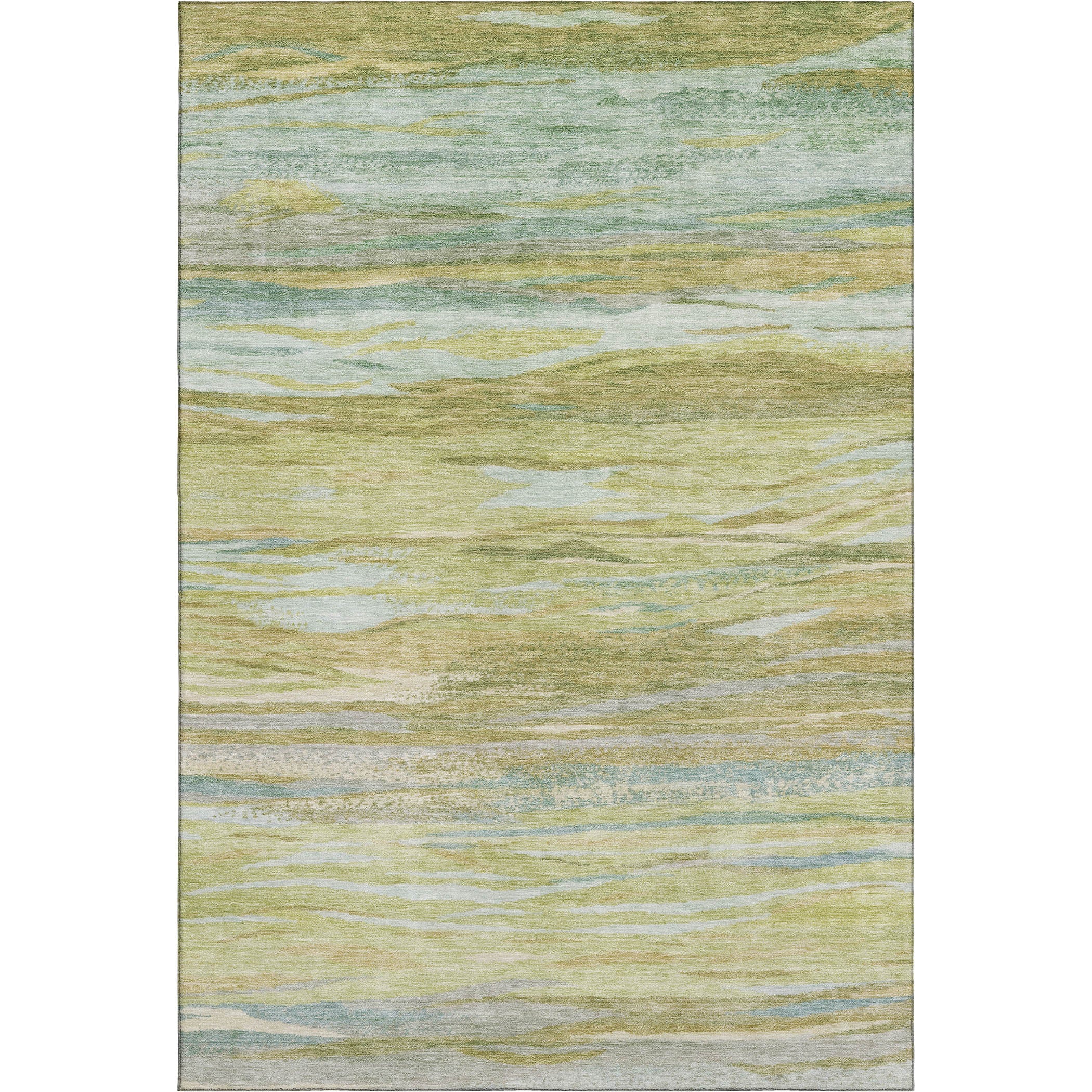 Athens Machine Washable Transitional Sage Green Rug 2'6" x 3'10" #shape_Rectangle