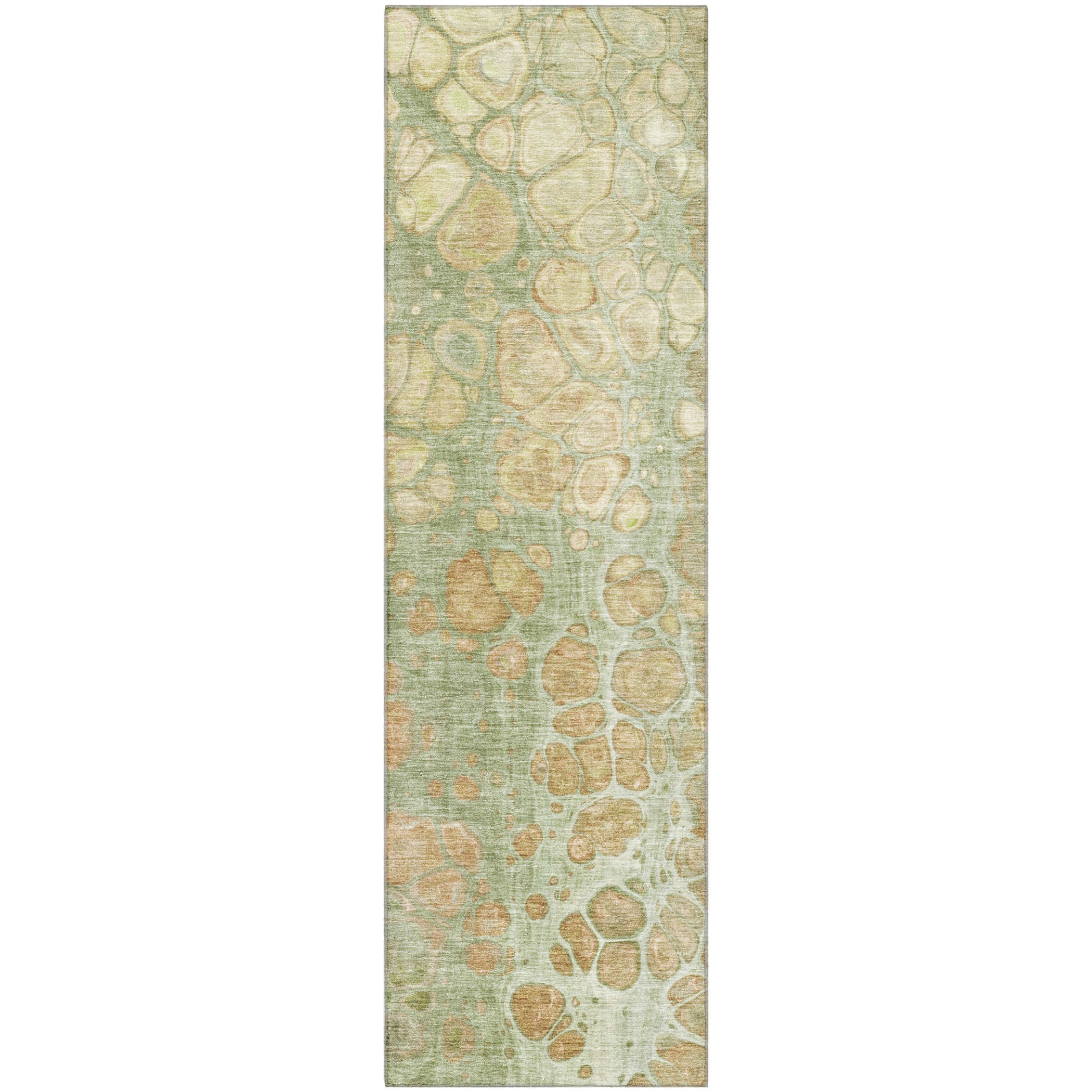 Jaipur Machine Washable Transitional Aloe Green Rug 2'3" x 7'6" #shape_Runner