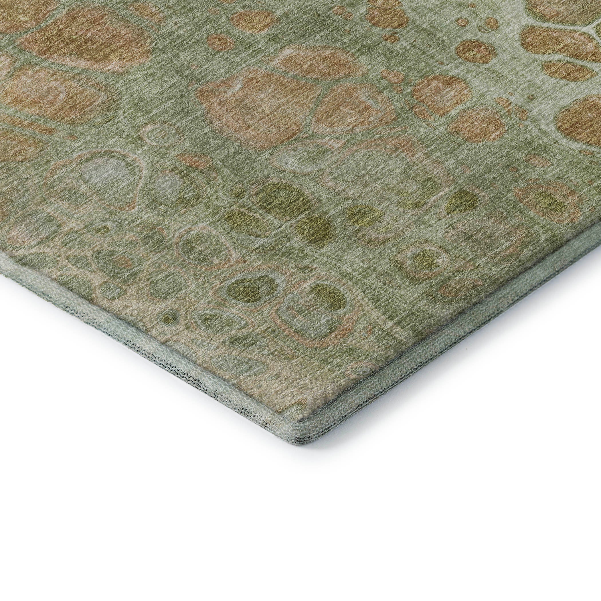 Jaipur Machine Washable Transitional Aloe Green Rug 1'8" x 2'6" #shape_Rectangle