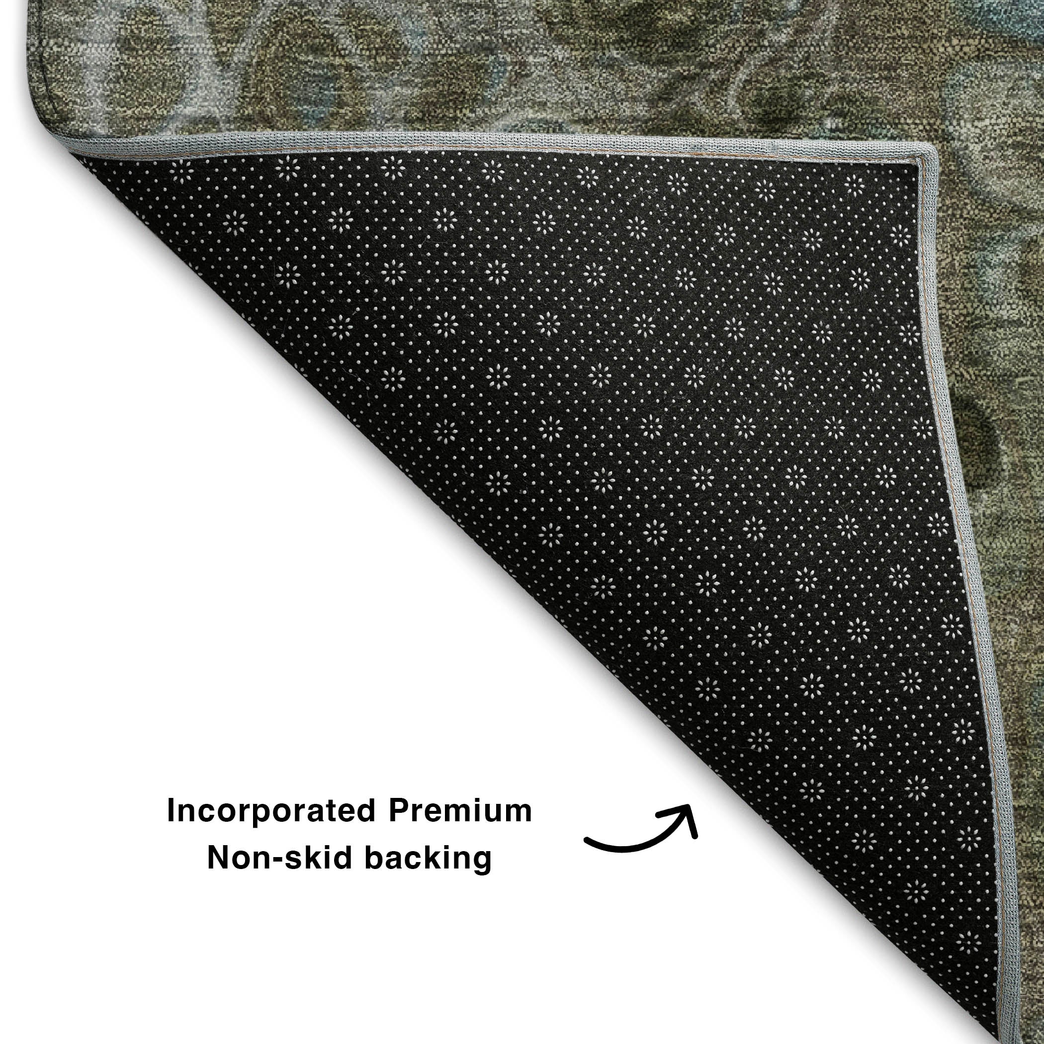 Jaipur Machine Washable Transitional Brown Rug 1'8" x 2'6" #shape_Rectangle