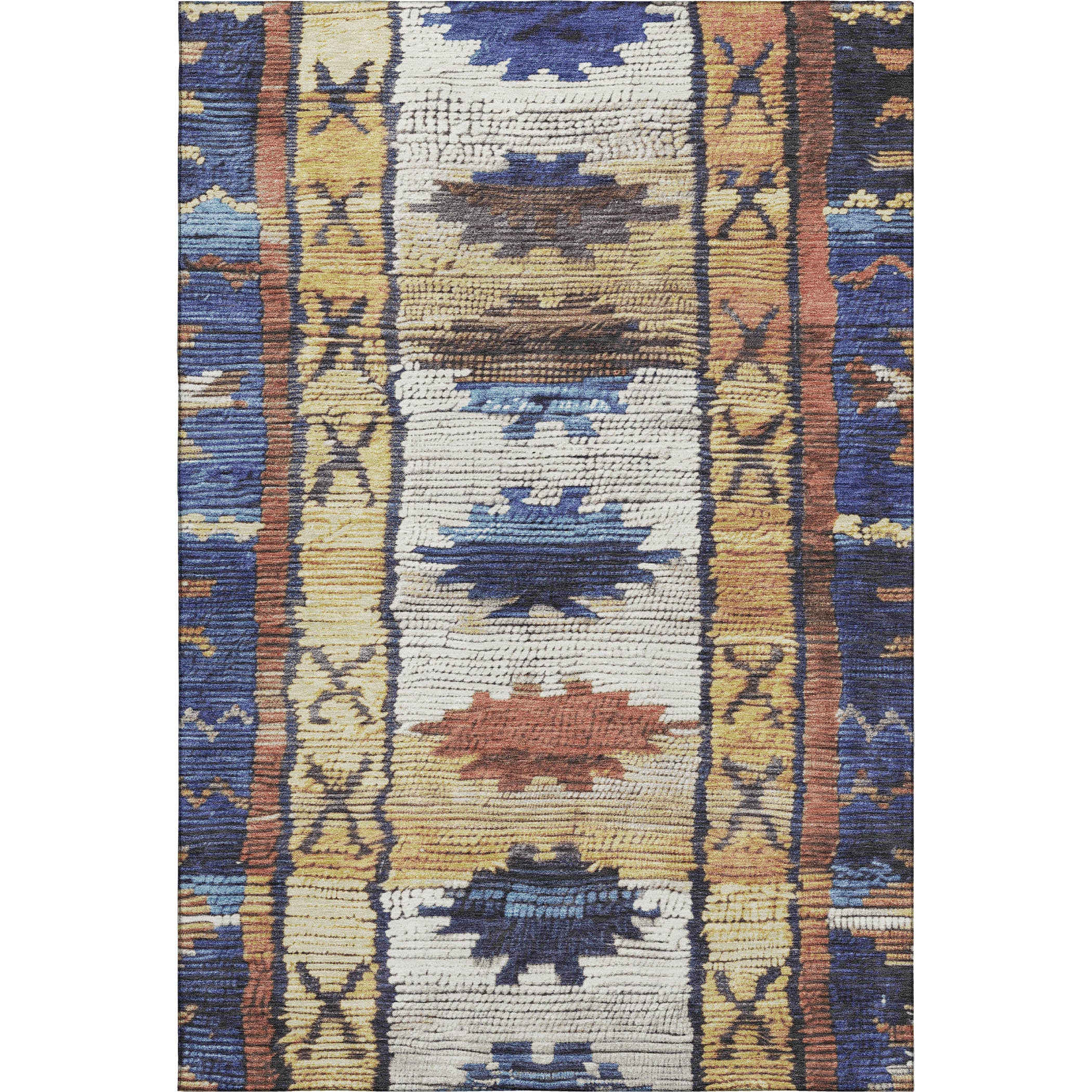 Lucerne Machine Washable Transitional Gold Rug 2'6" x 3'10" #shape_Rectangle