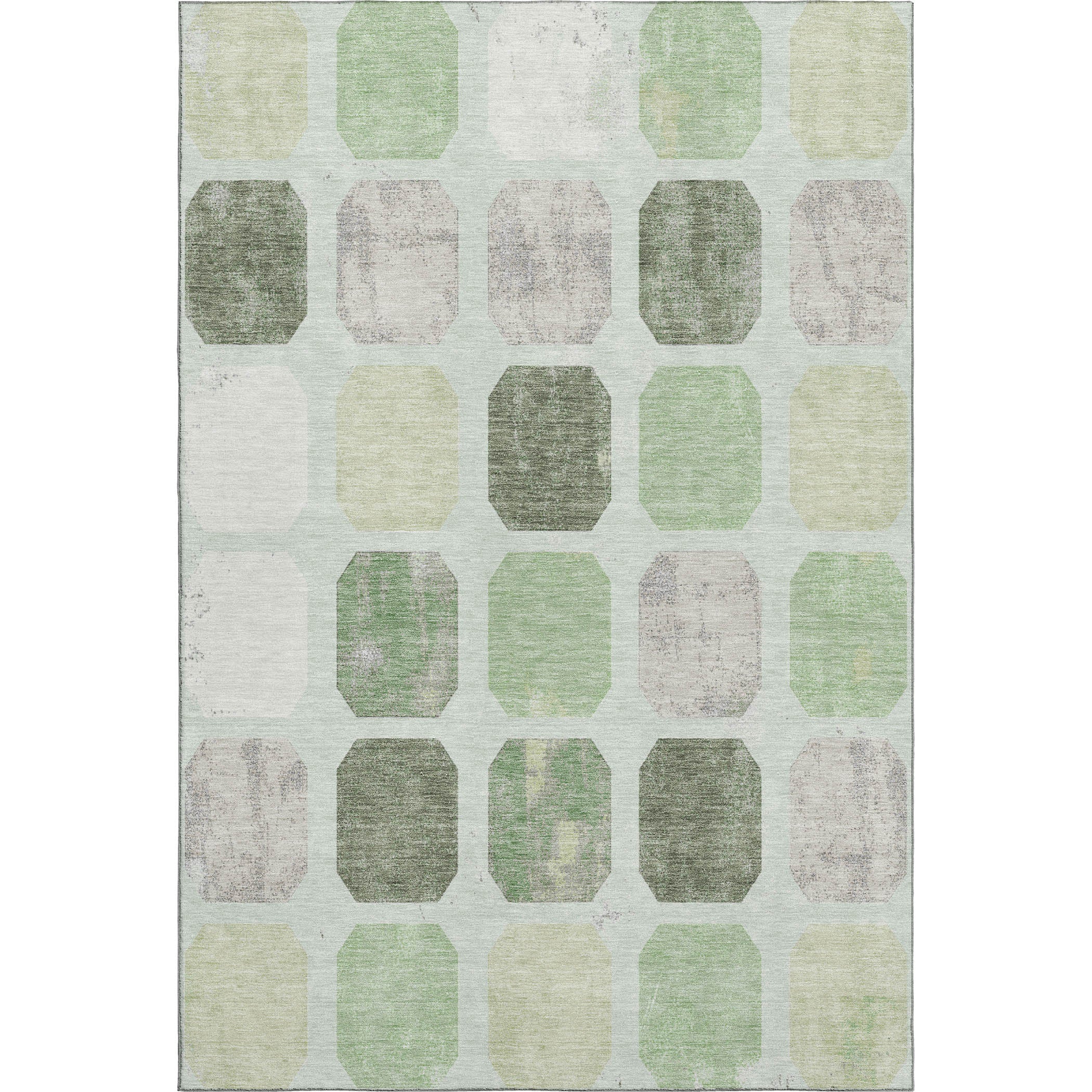 Athens Machine Washable Transitional Aloe Green Rug 2'6" x 3'10" #shape_Rectangle