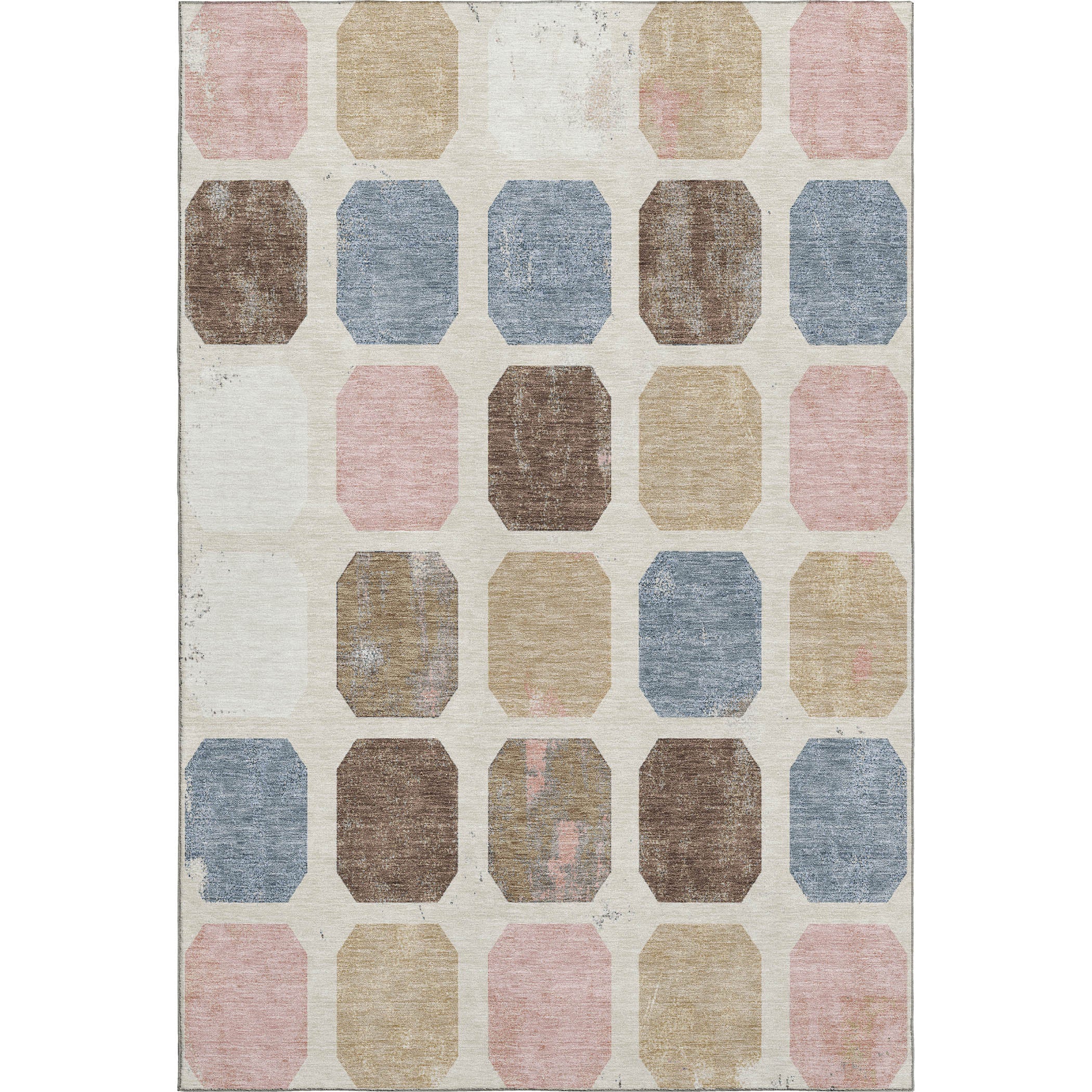 Athens Machine Washable Transitional Linen Ivory Rug 2'6" x 3'10" #shape_Rectangle