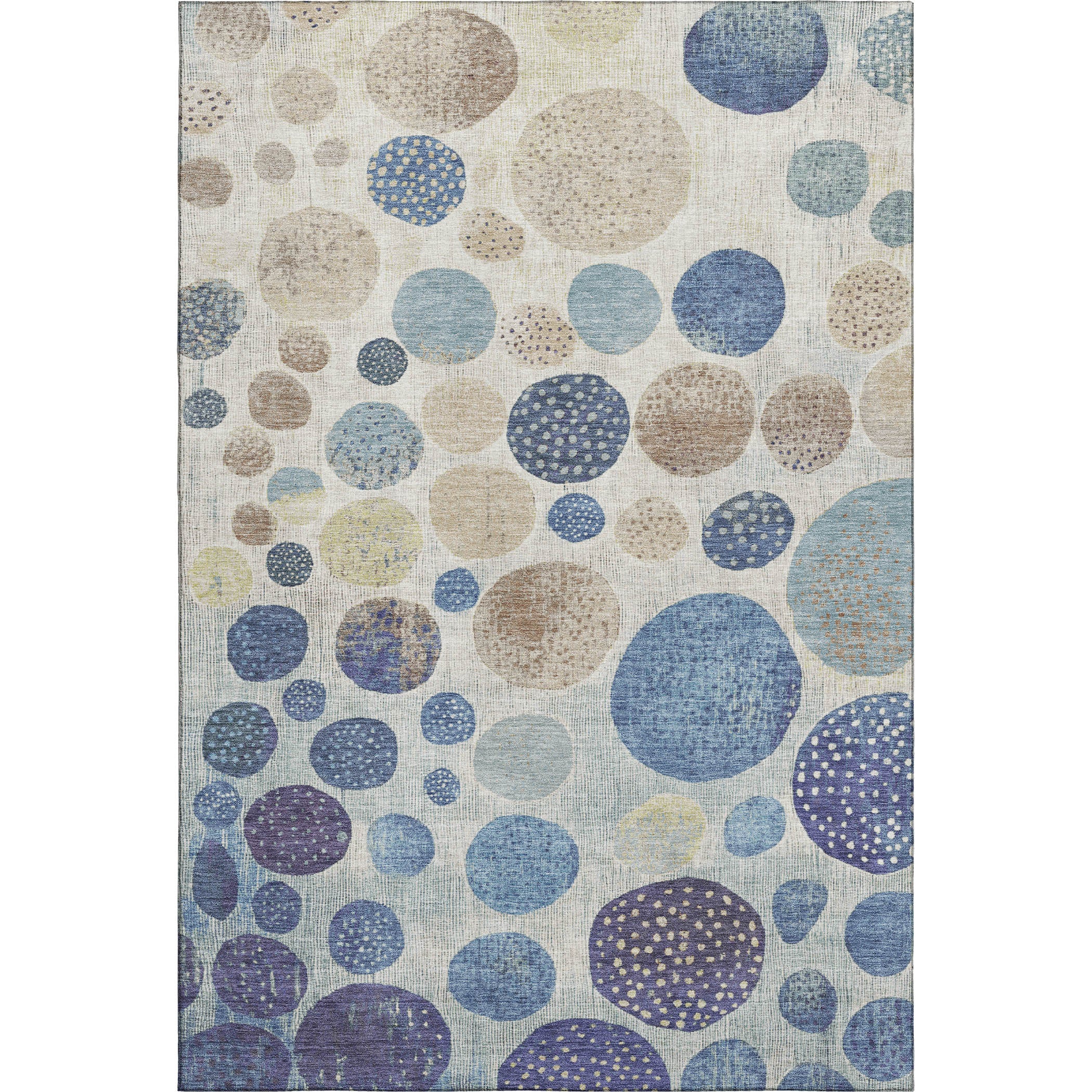 Sintra Machine Washable Transitional Navy Blue Rug 2'6" x 3'10" #shape_Rectangle
