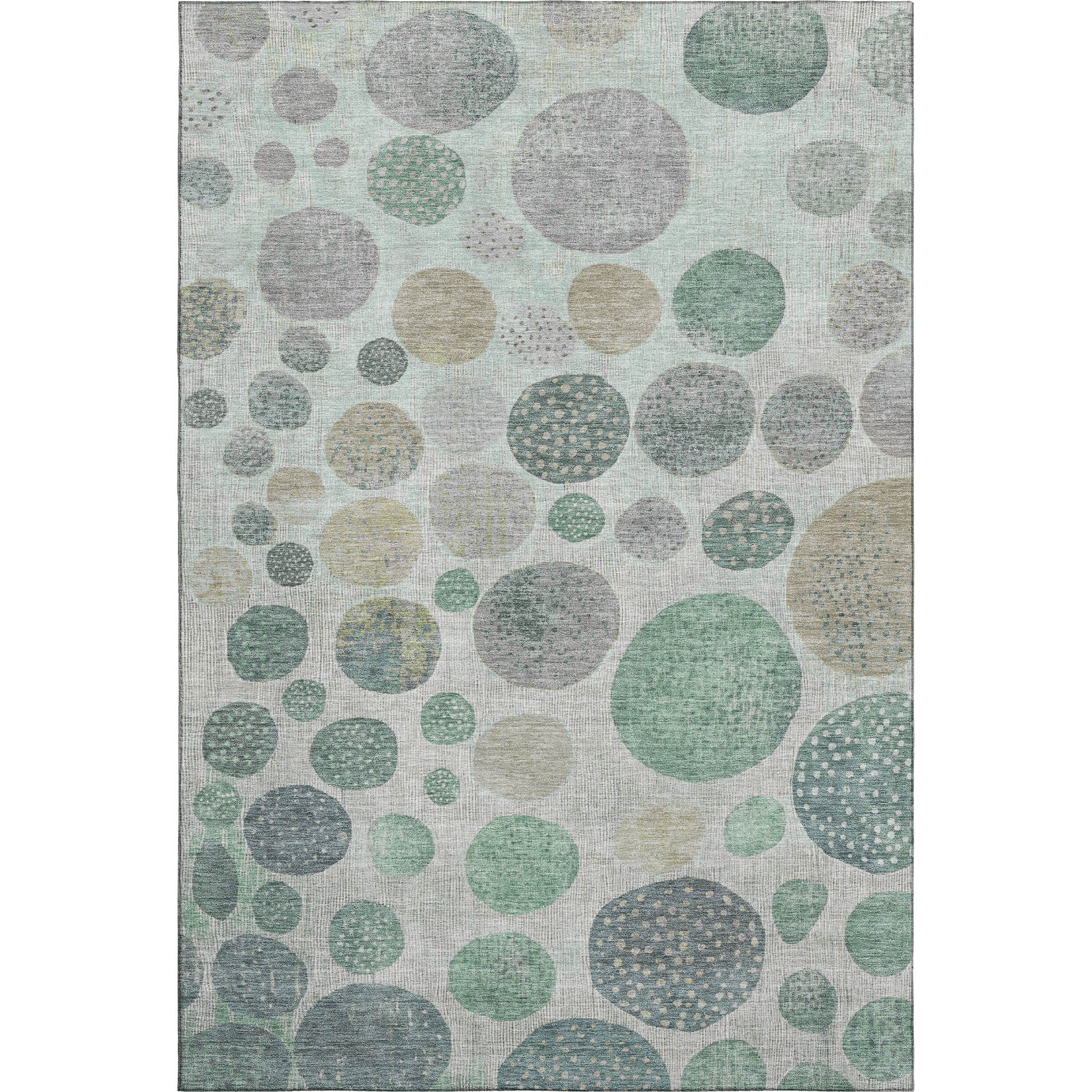 Sintra Machine Washable Transitional Sage Green Rug 2'6" x 3'10" #shape_Rectangle