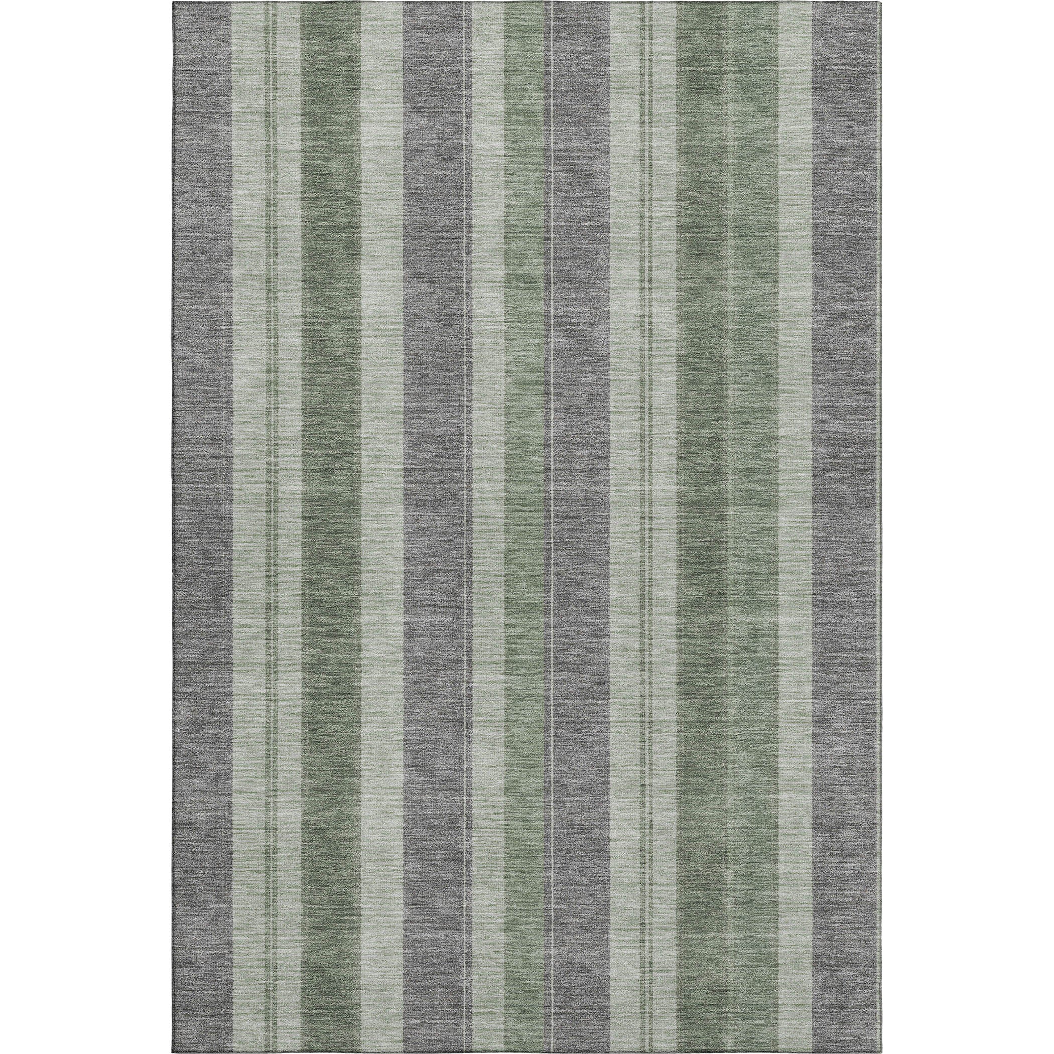 Bogota Machine Washable Transitional Green Rug 2'6" x 3'10" #shape_Rectangle