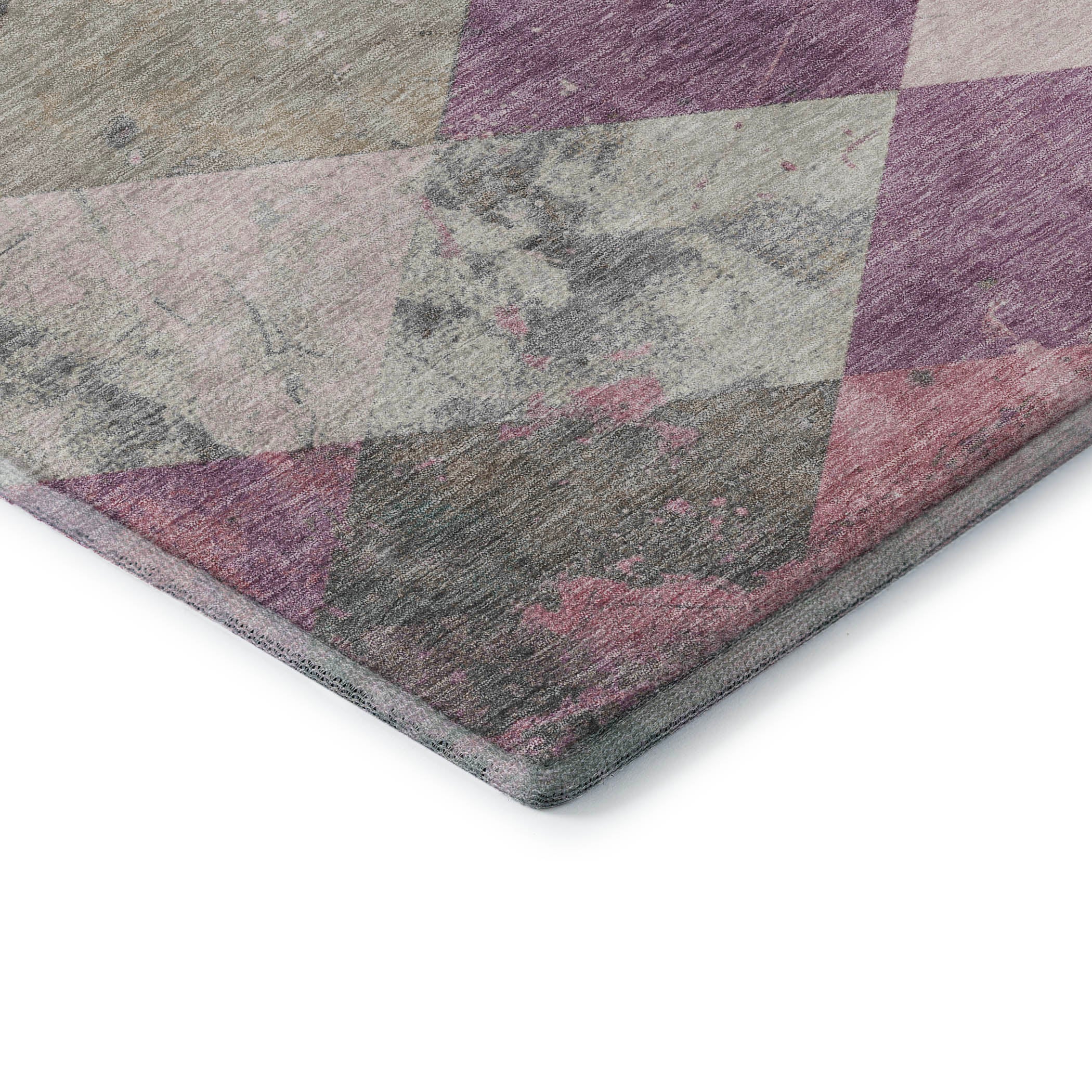 Reykjavik Machine Washable Transitional Blush Pink Rug 1'8" x 2'6" #shape_Rectangle