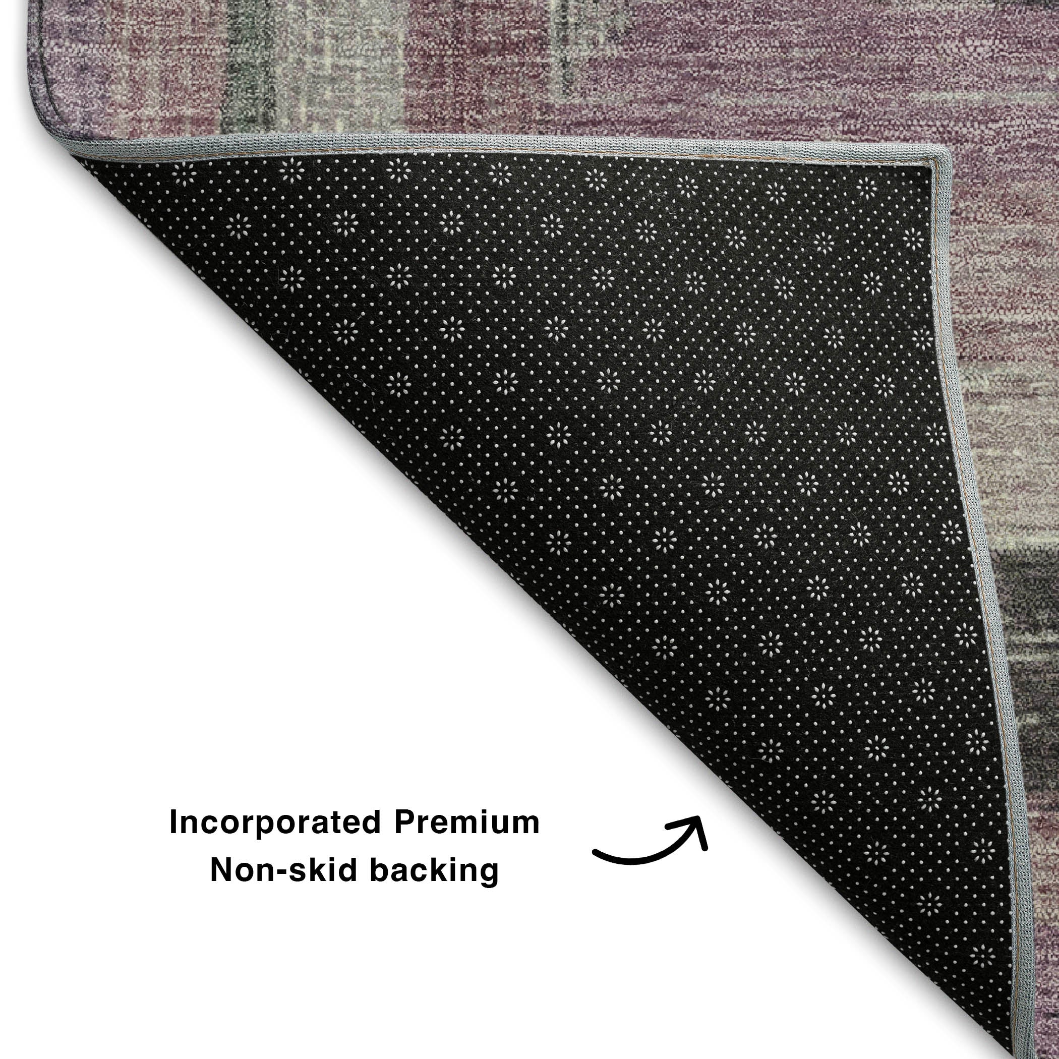 Porto Machine Washable Transitional Blush Pink Rug 1'8" x 2'6" #shape_Rectangle