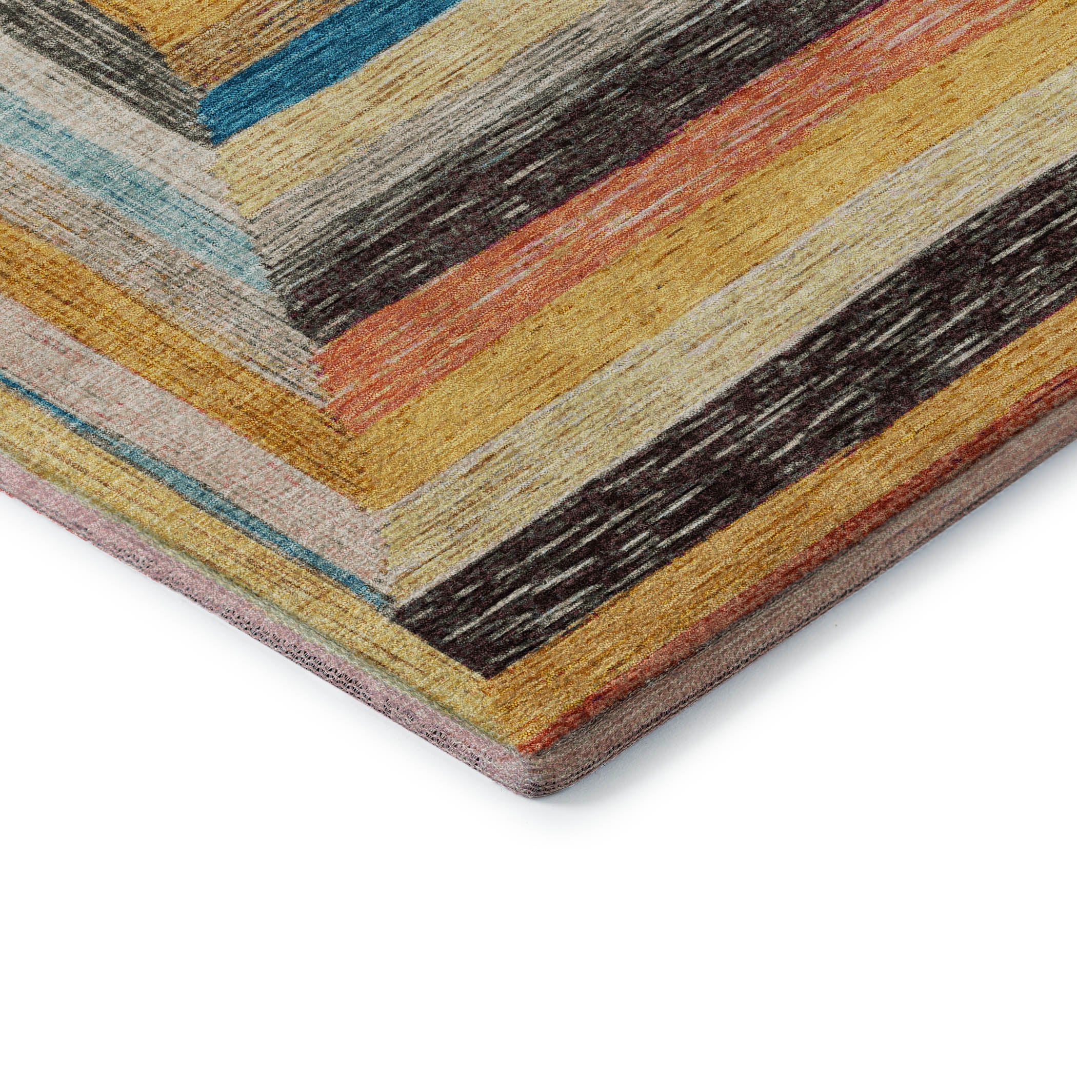 Porto Machine Washable Transitional Honey Gold Rug 1'8" x 2'6" #shape_Rectangle