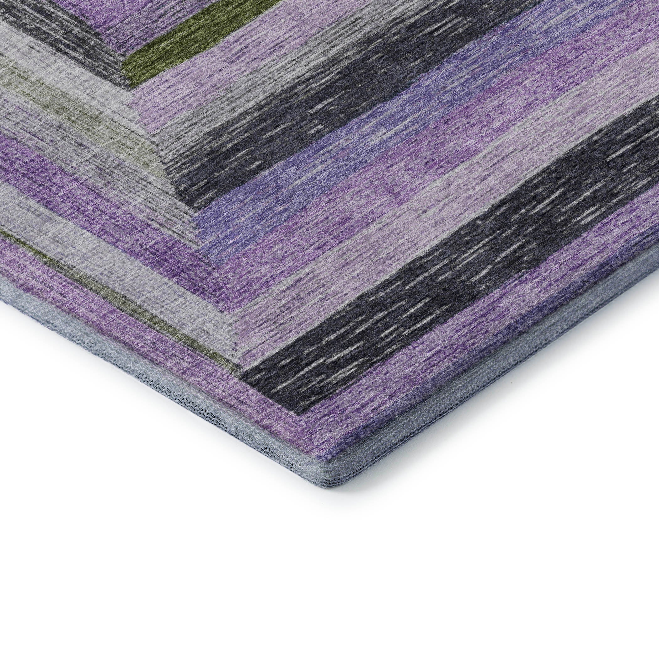 Porto Machine Washable Transitional Lavender Purple Rug 1'8" x 2'6" #shape_Rectangle