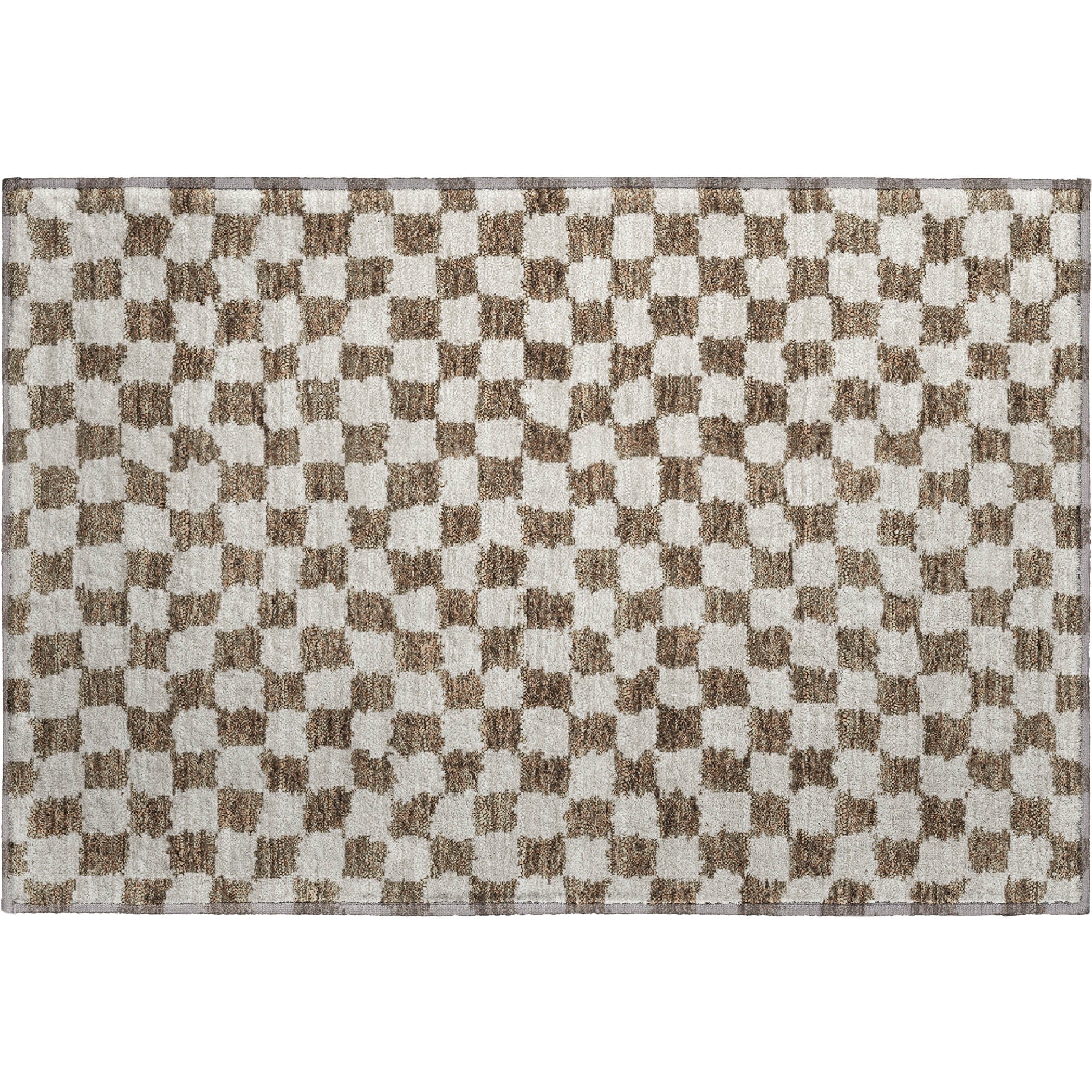 Ghent Machine Washable Transitional Brown Rug 1'8" x 2'6" #shape_Rectangle