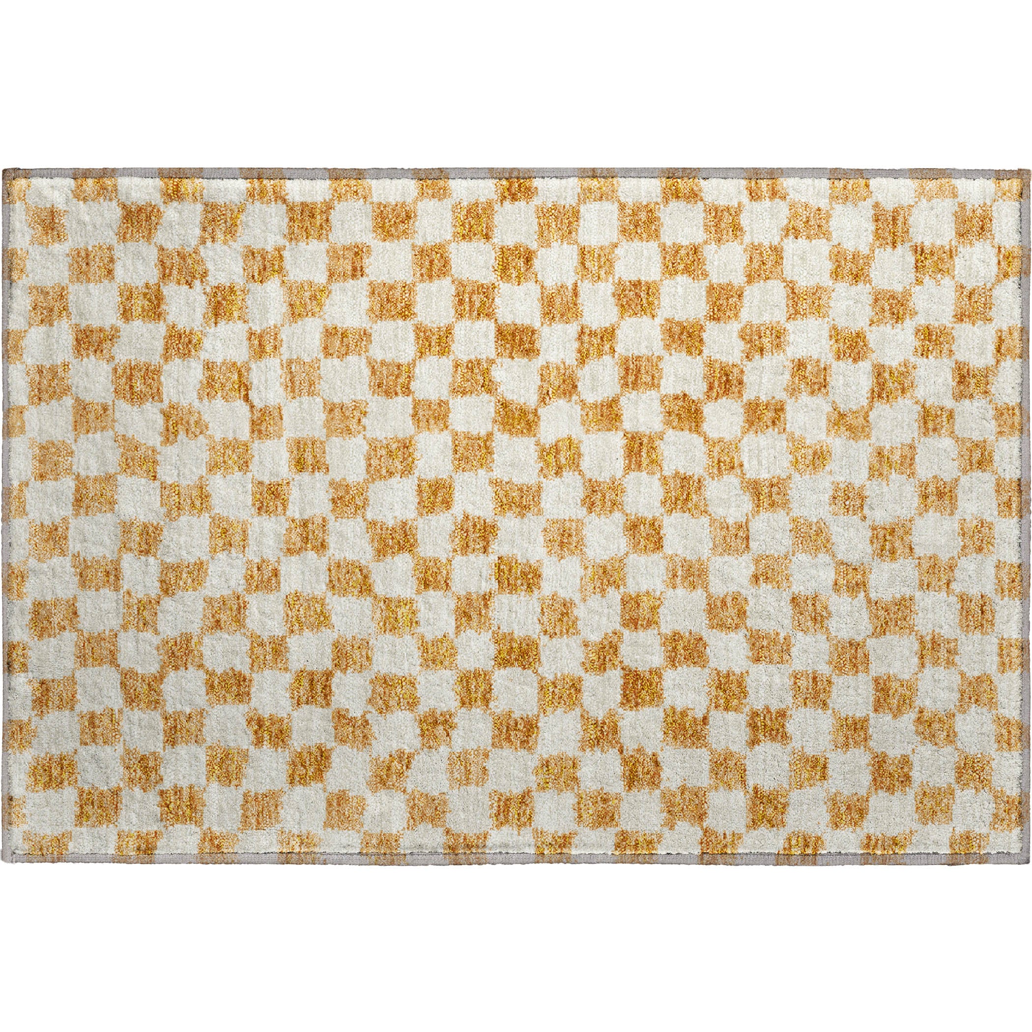 Ghent Machine Washable Transitional Orange Rug 1'8" x 2'6" #shape_Rectangle