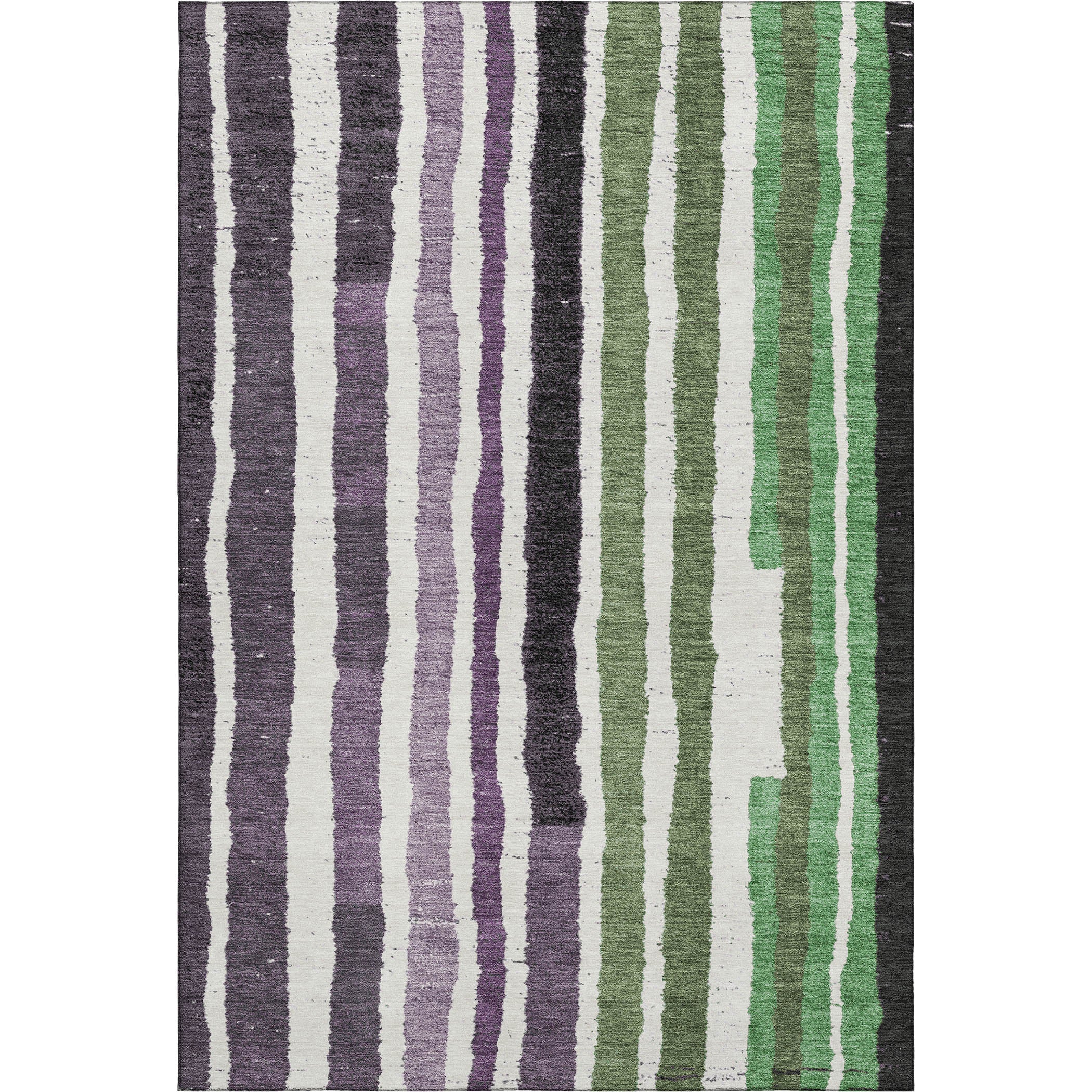 Kotor Machine Washable Transitional Purple Rug 2'6" x 3'10" #shape_Rectangle