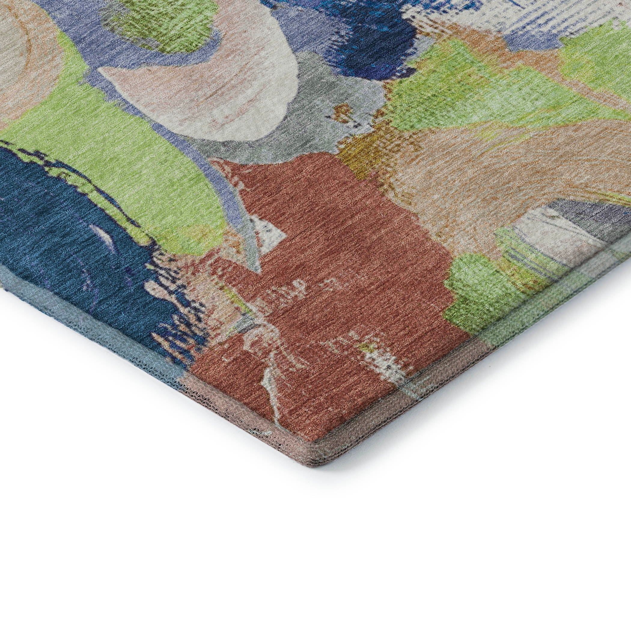 Tallinn Machine Washable Transitional Aloe Green Rug 1'8" x 2'6" #shape_Rectangle
