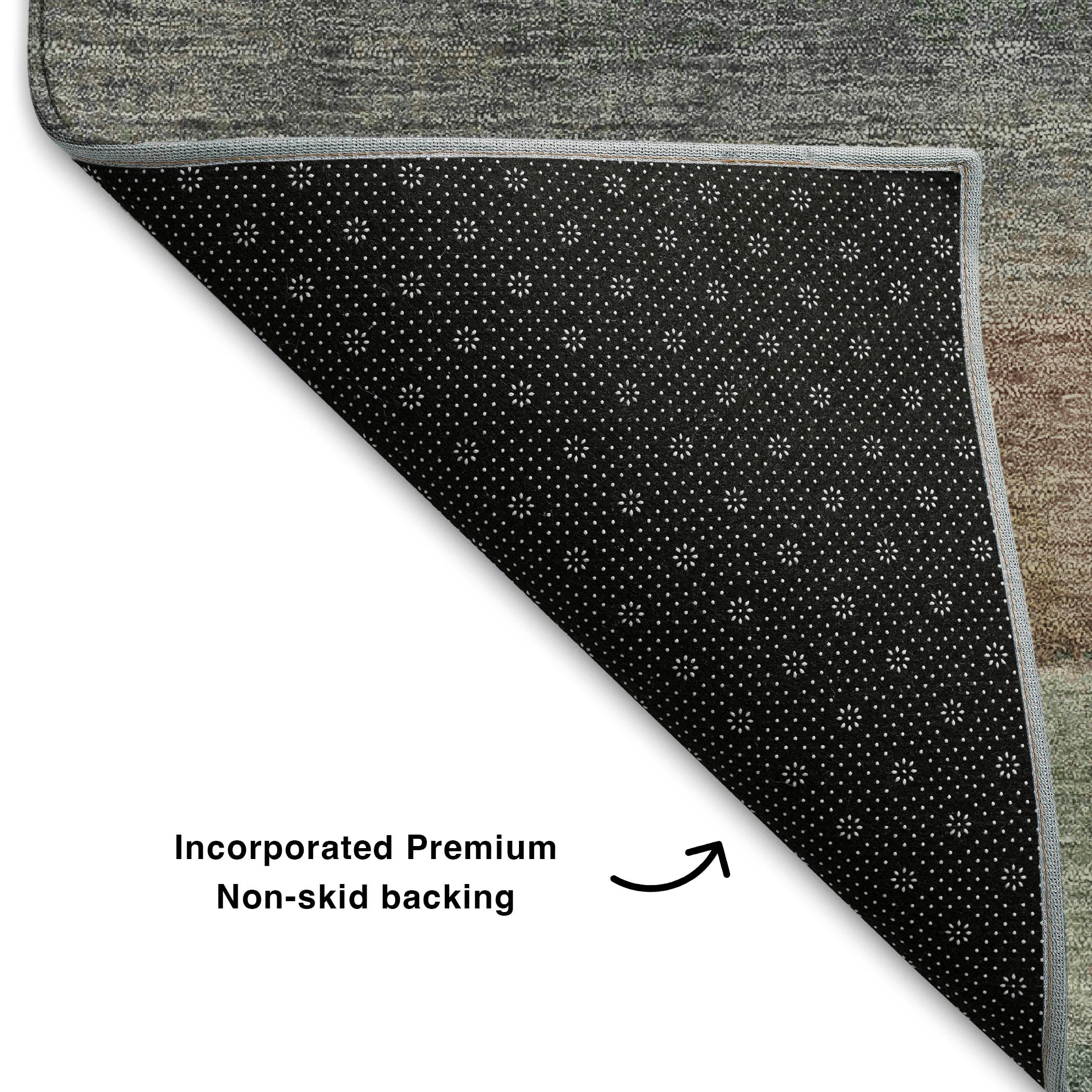 Lucerne Machine Washable Transitional Salmon Orange Rug 1'8" x 2'6" #shape_Rectangle