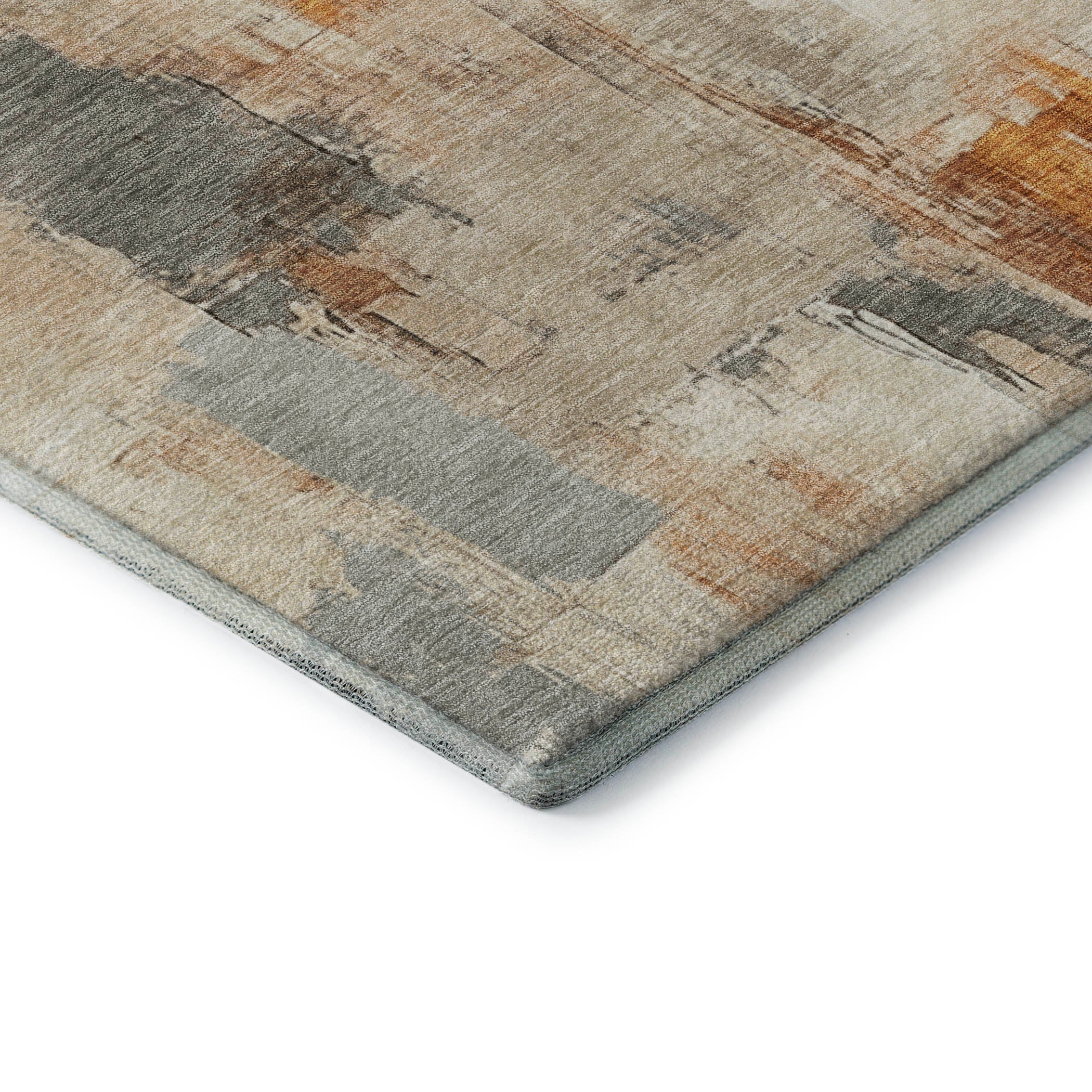 Kathmandu Machine Washable Transitional Ivory Rug 1'8" x 2'6" #shape_Rectangle