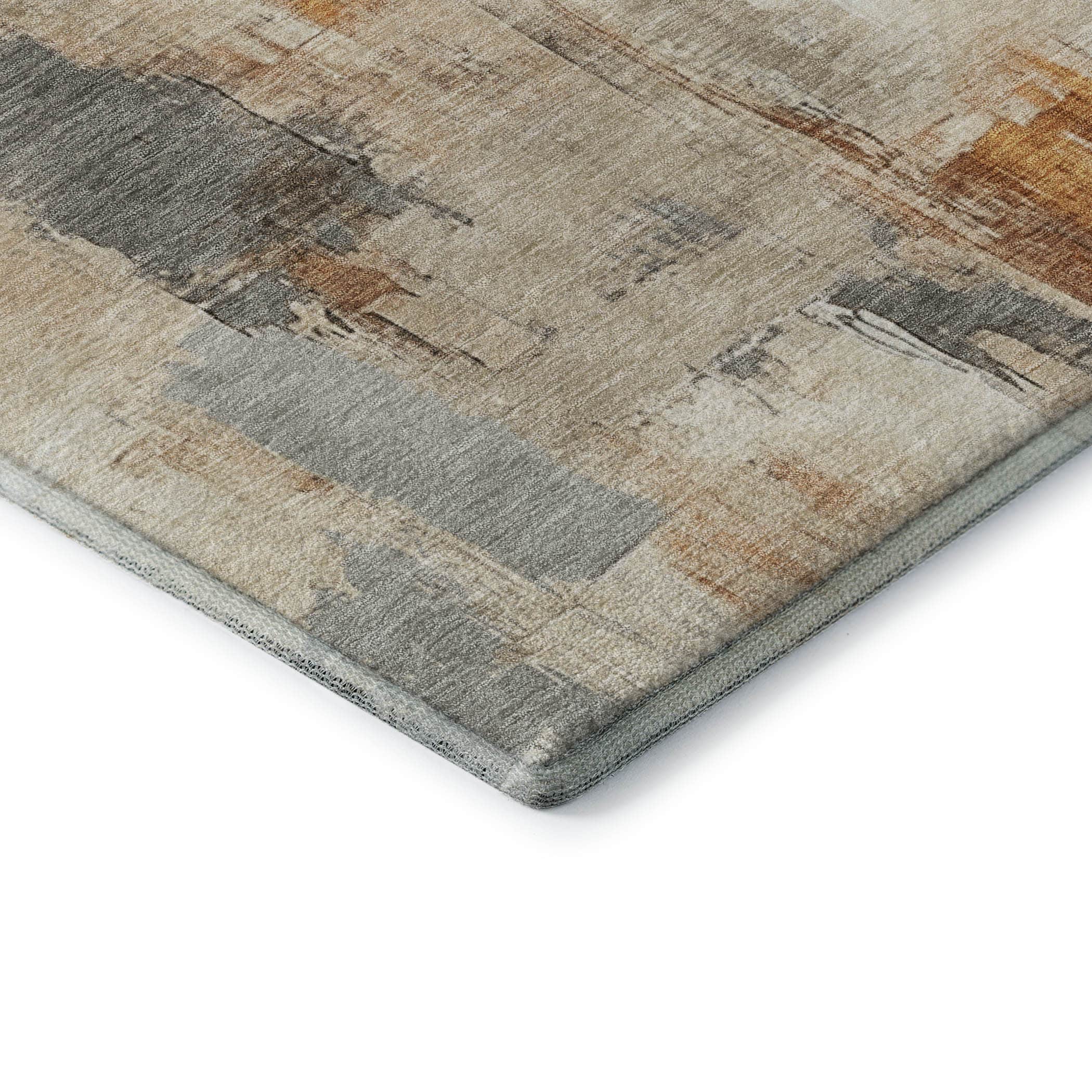 Kathmandu Machine Washable Transitional Ivory Rug 1'8" x 2'6" #shape_Rectangle