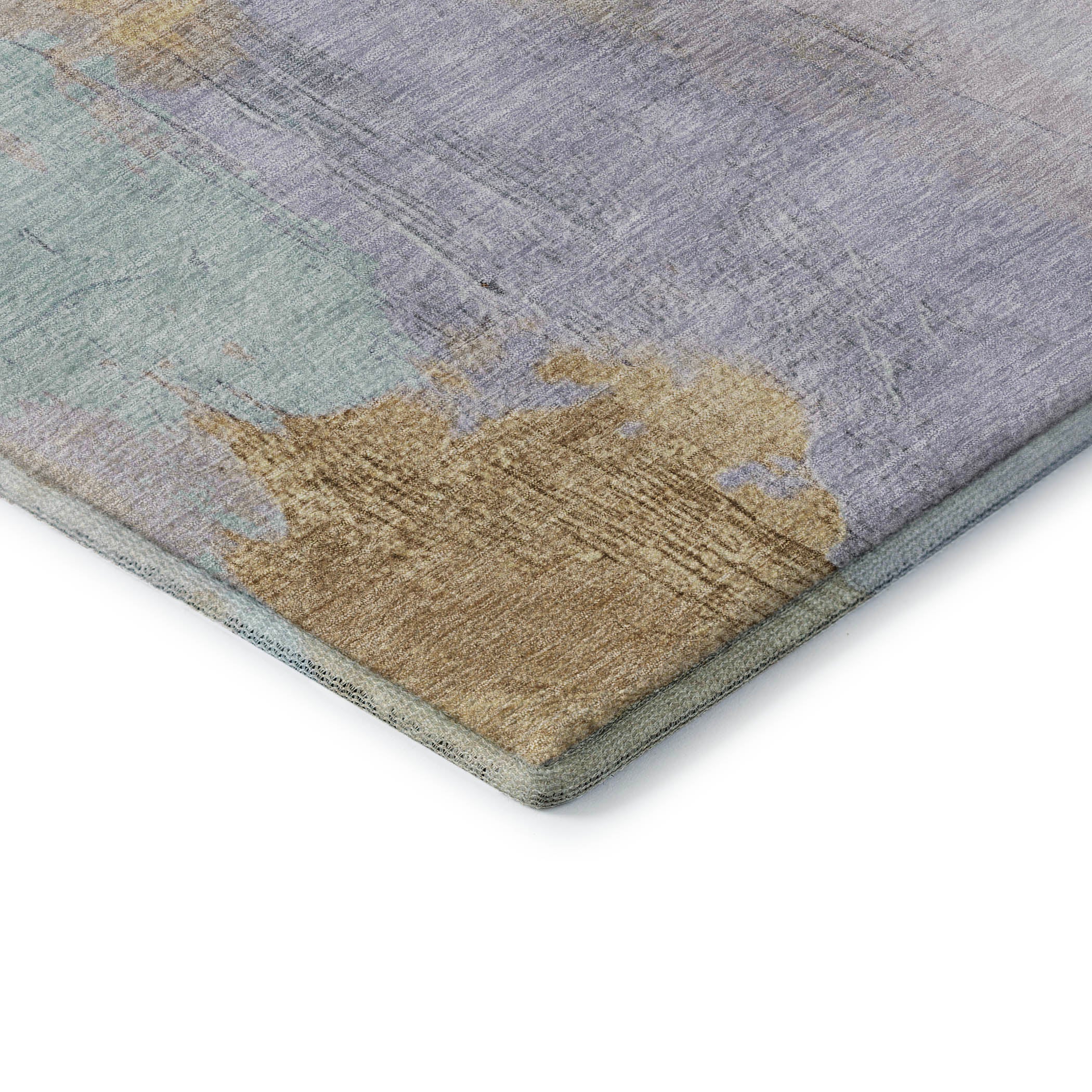 Havana Machine Washable Transitional Lavender Purple Rug 1'8" x 2'6" #shape_Rectangle