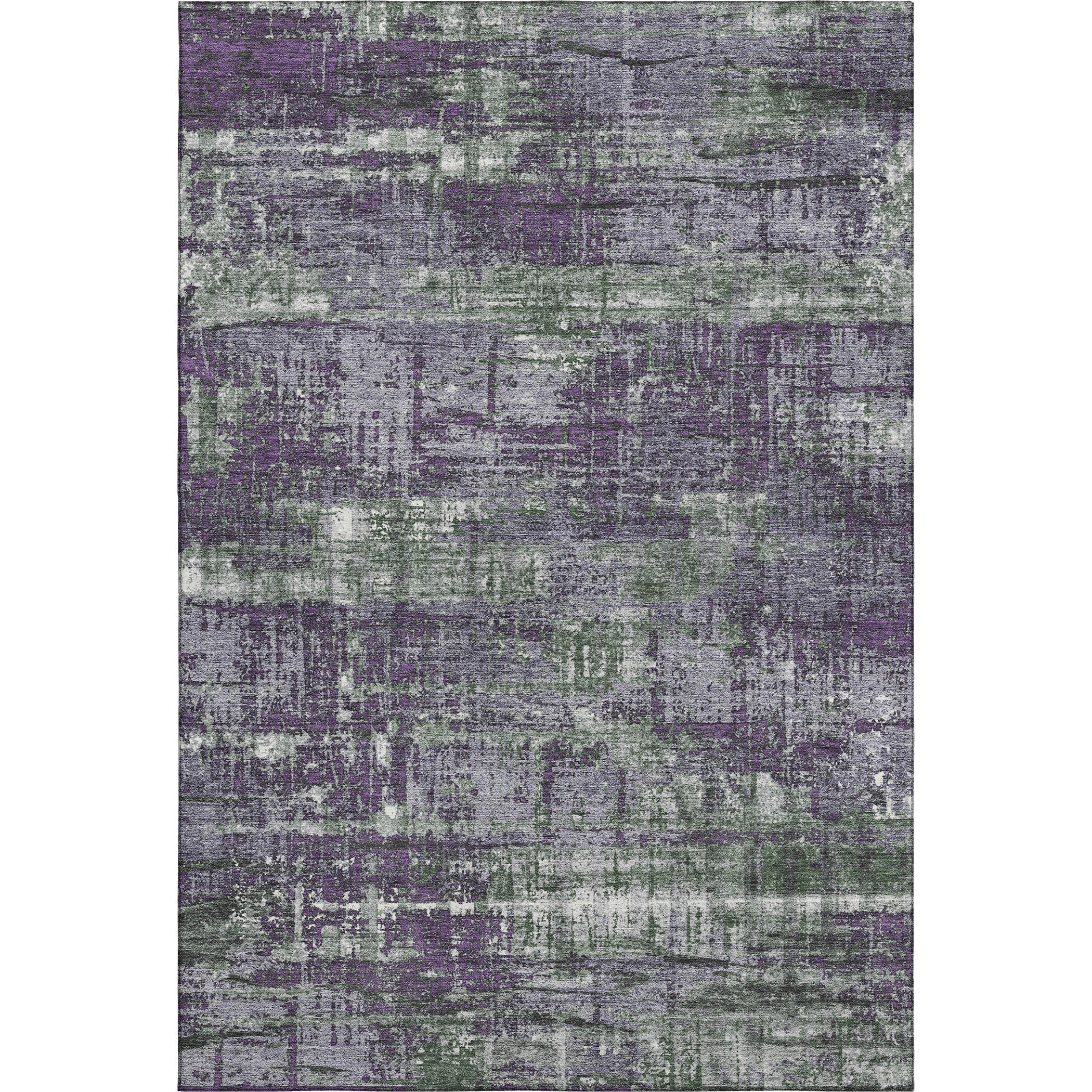 Budapest Machine Washable Transitional Purple Rug 2'6" x 3'10" #shape_Rectangle