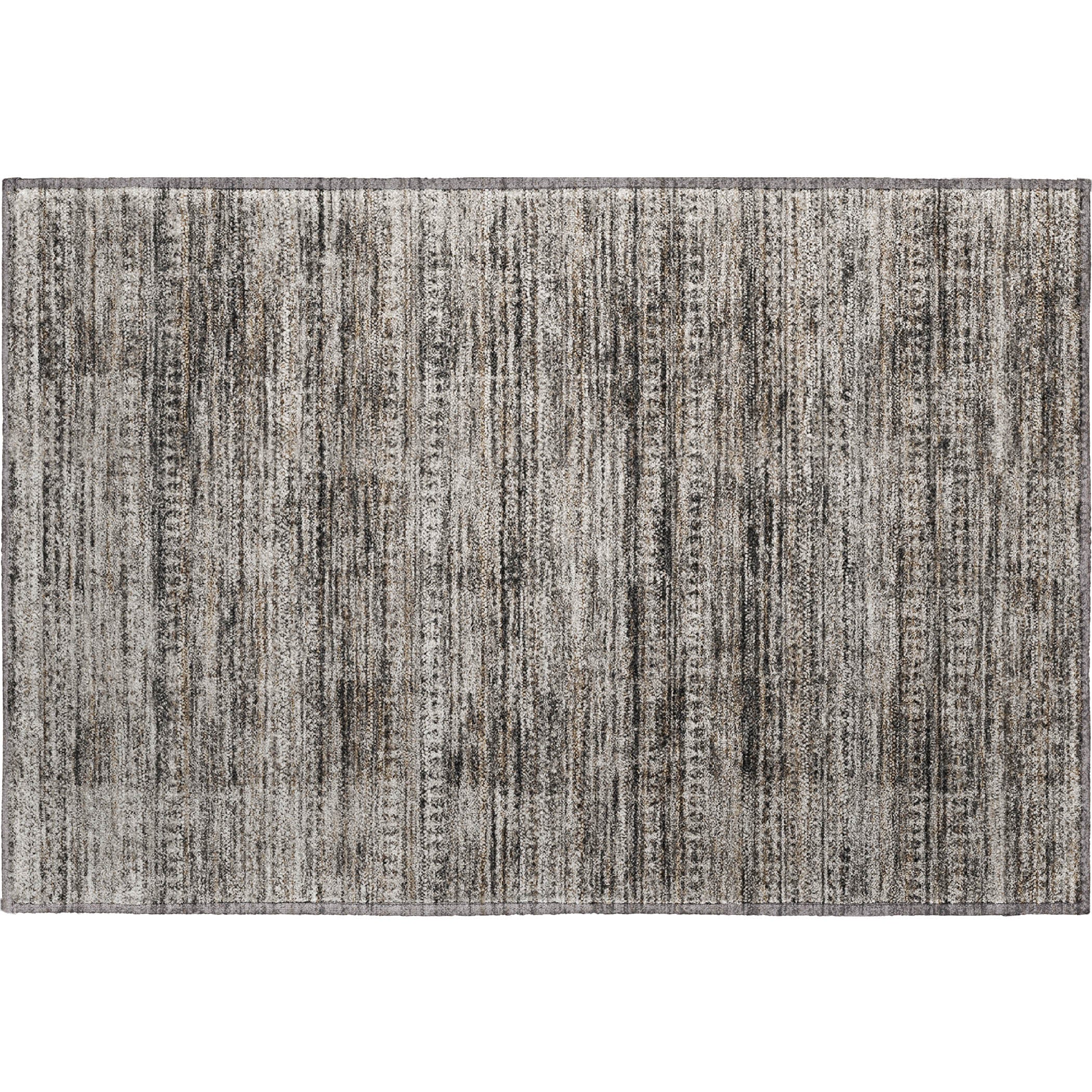Havana Machine Washable Transitional Taupe Brown Rug 1'8" x 2'6" #shape_Rectangle