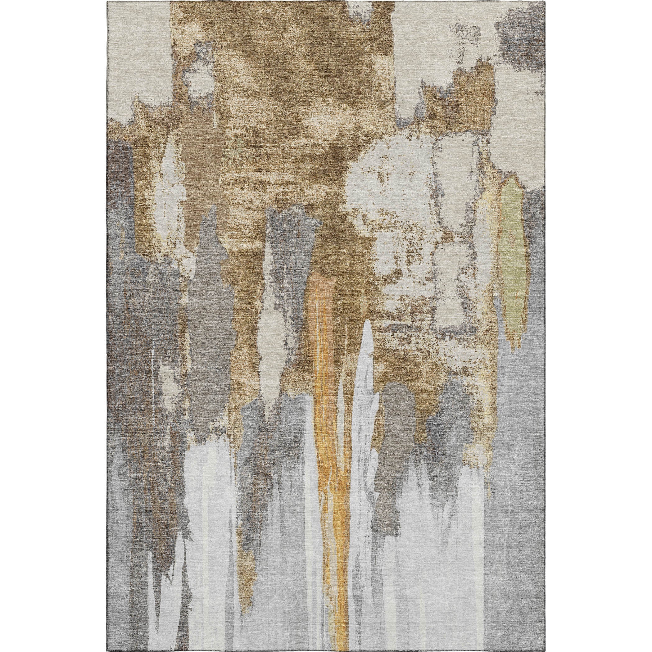 Luang Prabang Machine Washable Transitional Ivory Rug 2'6" x 3'10" #shape_Rectangle
