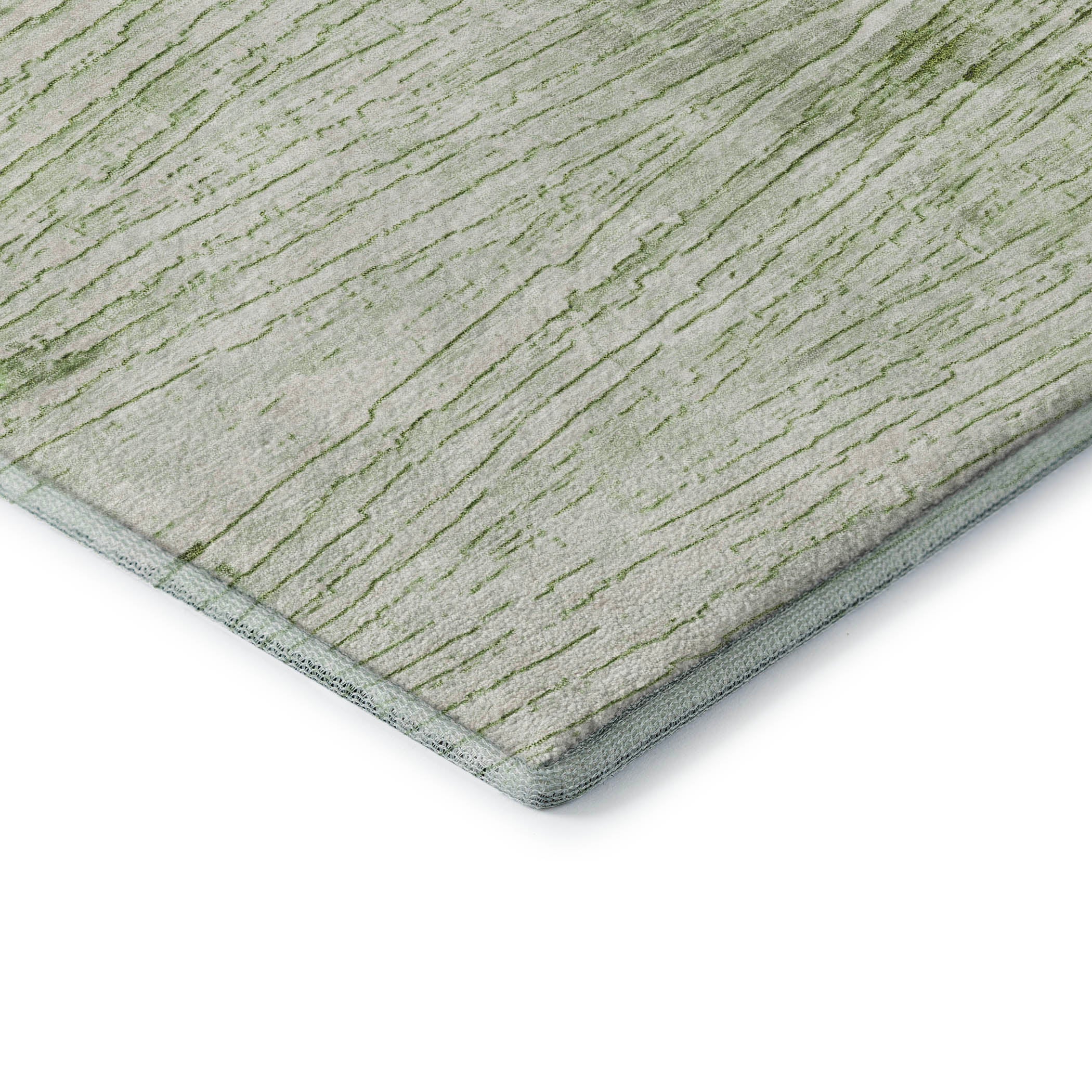 Dubrovnik Machine Washable Transitional Aloe Green Rug 1'8" x 2'6" #shape_Rectangle