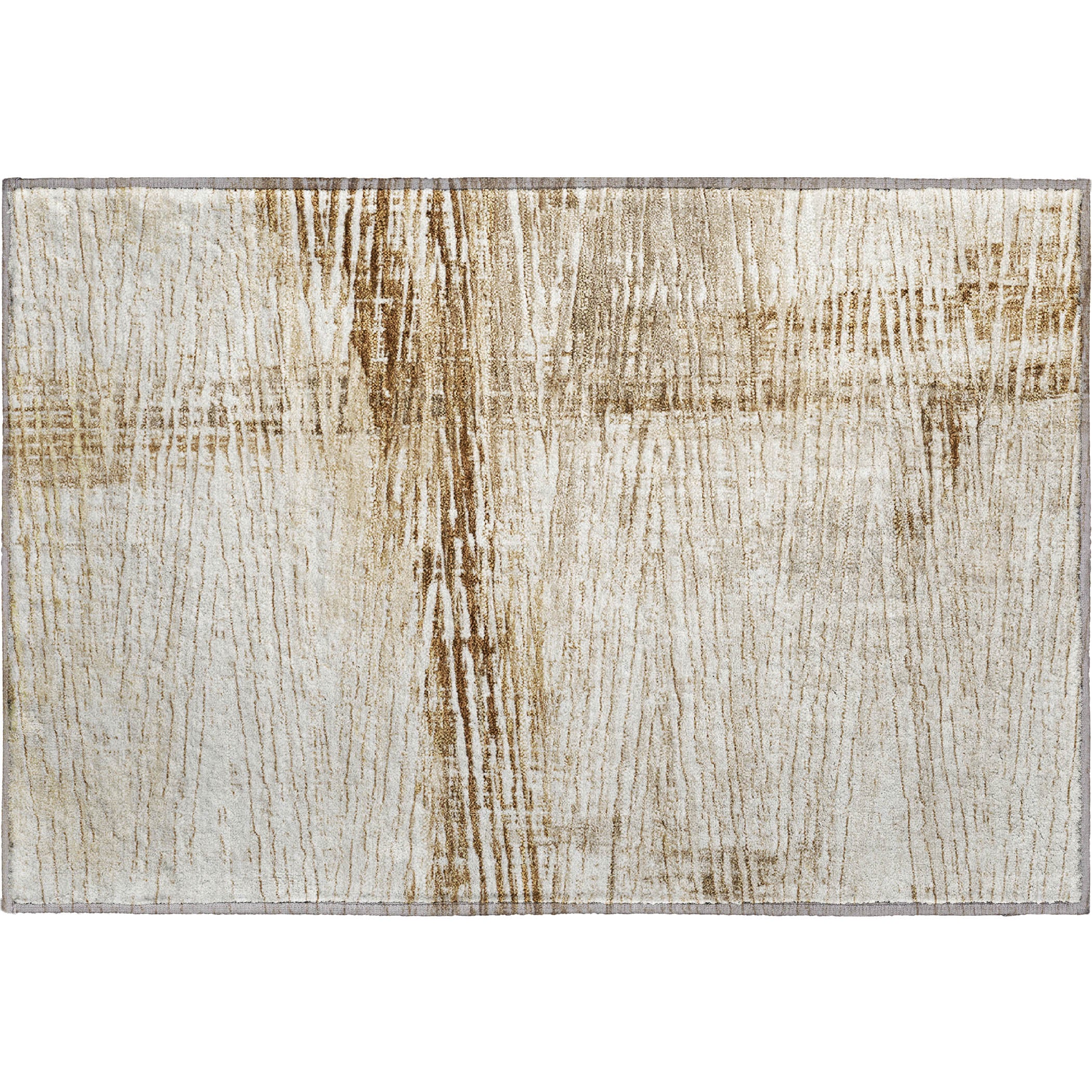 Dubrovnik Machine Washable Transitional Ivory Rug 1'8" x 2'6" #shape_Rectangle