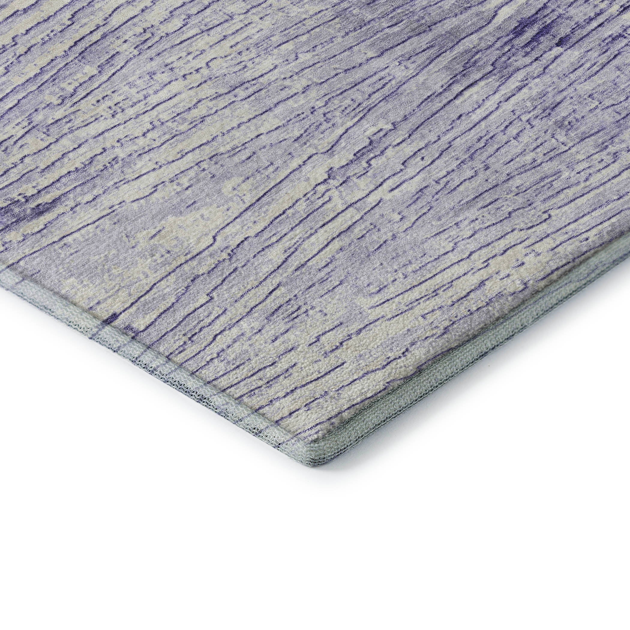 Dubrovnik Machine Washable Transitional Lavender Purple Rug 1'8" x 2'6" #shape_Rectangle