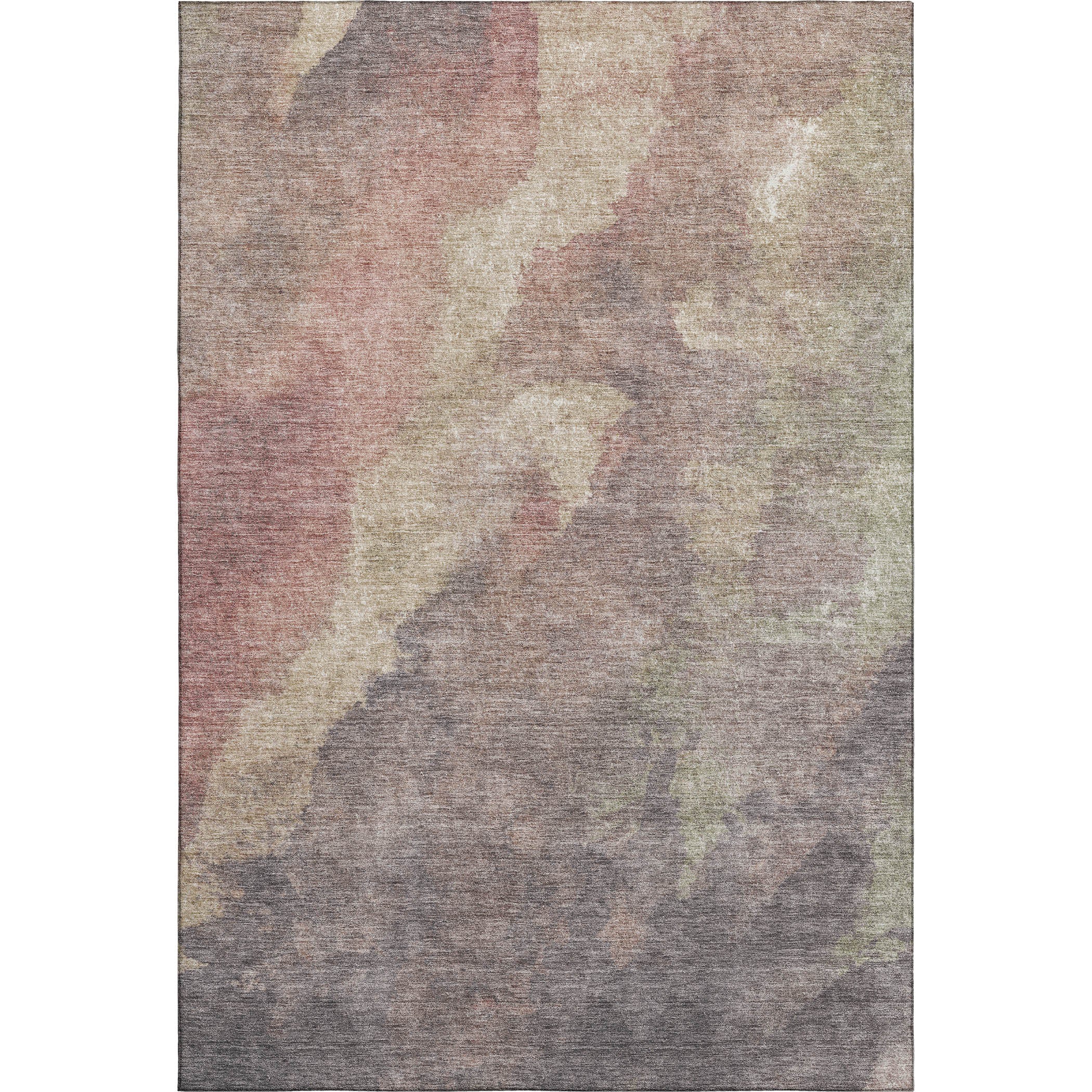Baku Machine Washable Transitional Copper Orange Rug 2'6" x 3'10" #shape_Rectangle
