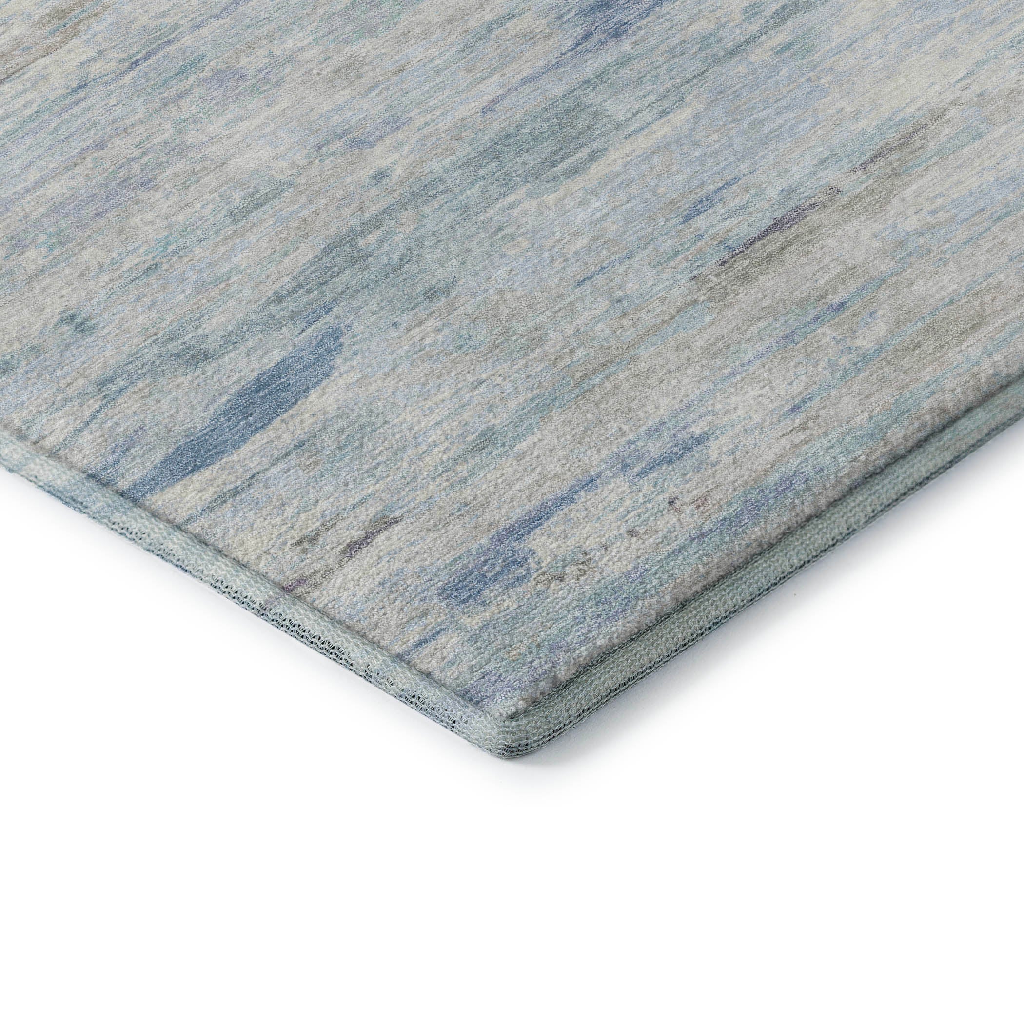 Sarajevo Machine Washable Transitional Sky Blue Rug 1'8" x 2'6" #shape_Rectangle
